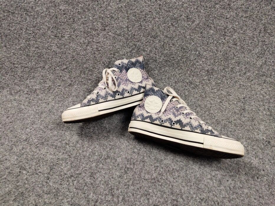 Converse × Missoni Converse Missoni Chuck Taylor All Star Hi Top Zig Sneakers Size US 6 / EU 39 - 12 Thumbnail