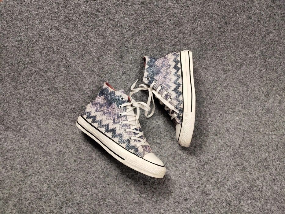 Converse × Missoni Converse Missoni Chuck Taylor All Star Hi Top Zig Sneakers Size US 6 / EU 39 - 1 Thumbnail