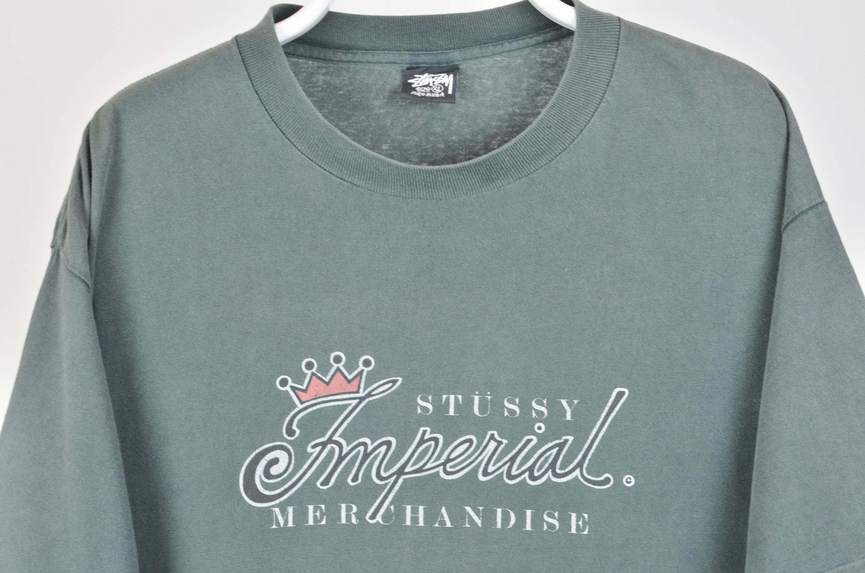 Vintage Stussy Imperial 90s T Shirt 1642AC | Grailed