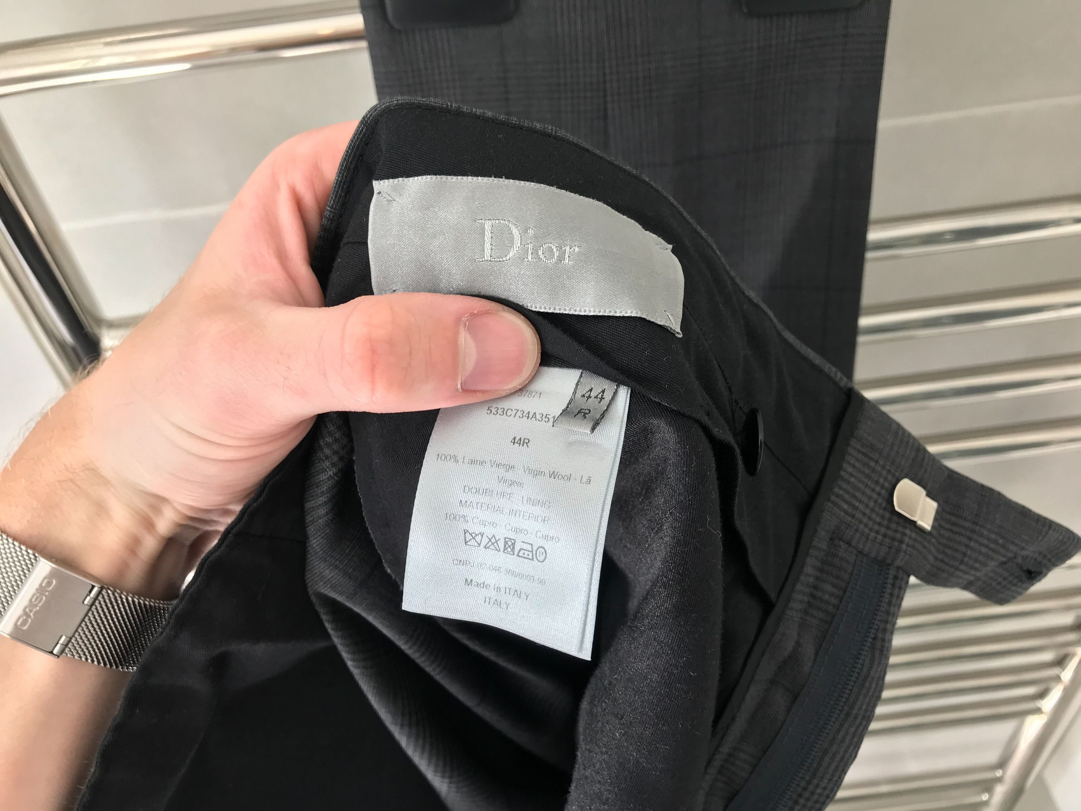 Dior Dior Homme Wool Suit 44 (SS15) Size 44R - 6 Thumbnail