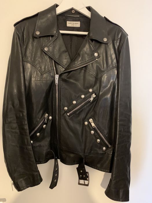 Saint Laurent Paris Saint Laurent ss15 psych rock leather jacket | Grailed