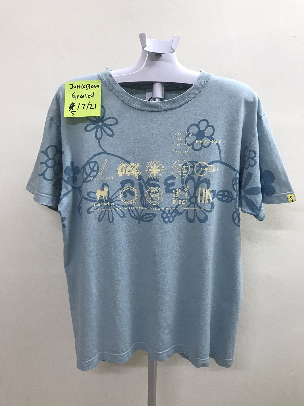 Beams Plus × Japanese Brand Beams Tee Floral Design Tee Size US M / EU 48-50 / 2 - 5 Thumbnail