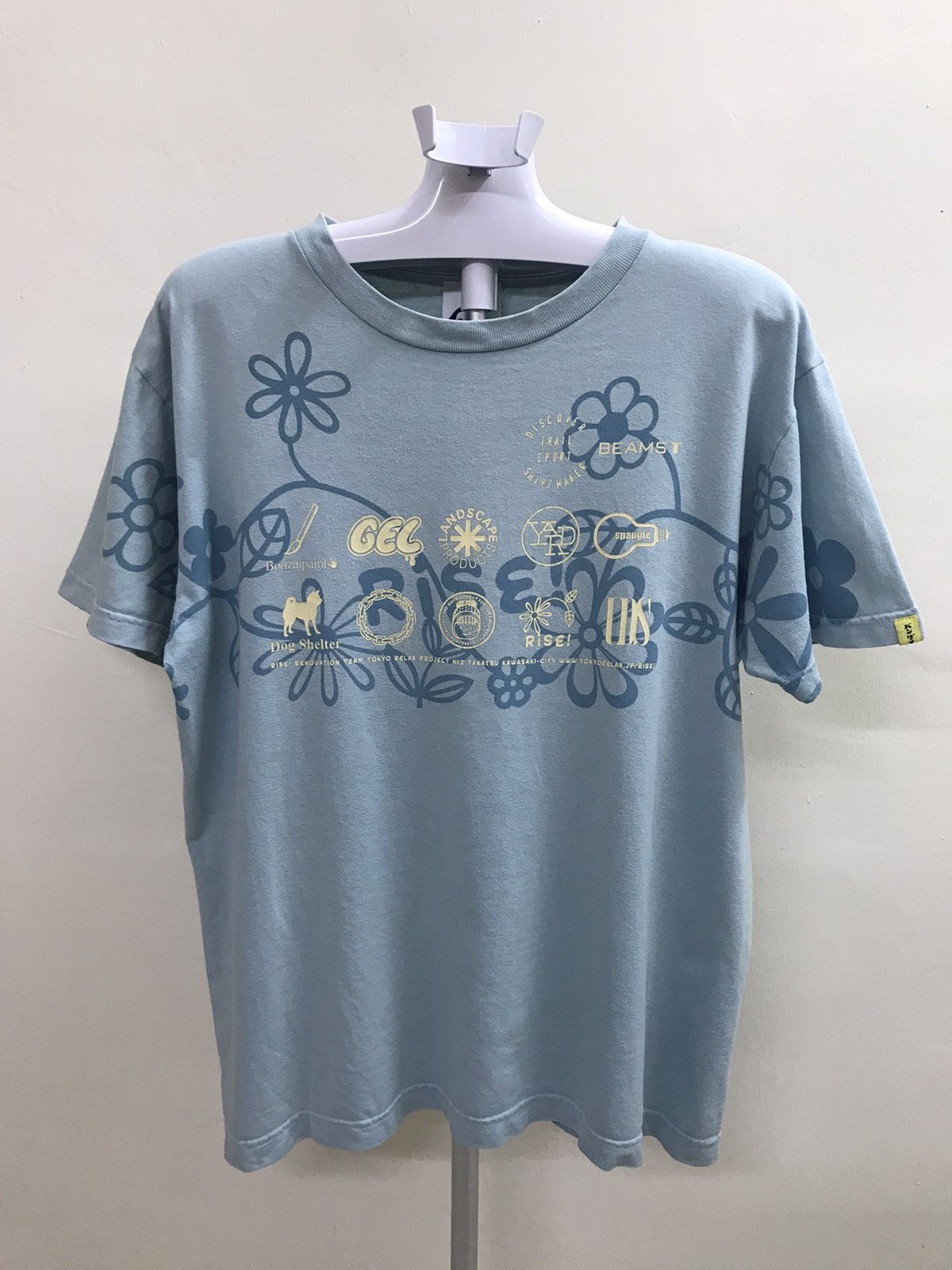 Beams Plus × Japanese Brand Beams Tee Floral Design Tee Size US M / EU 48-50 / 2 - 1 Thumbnail