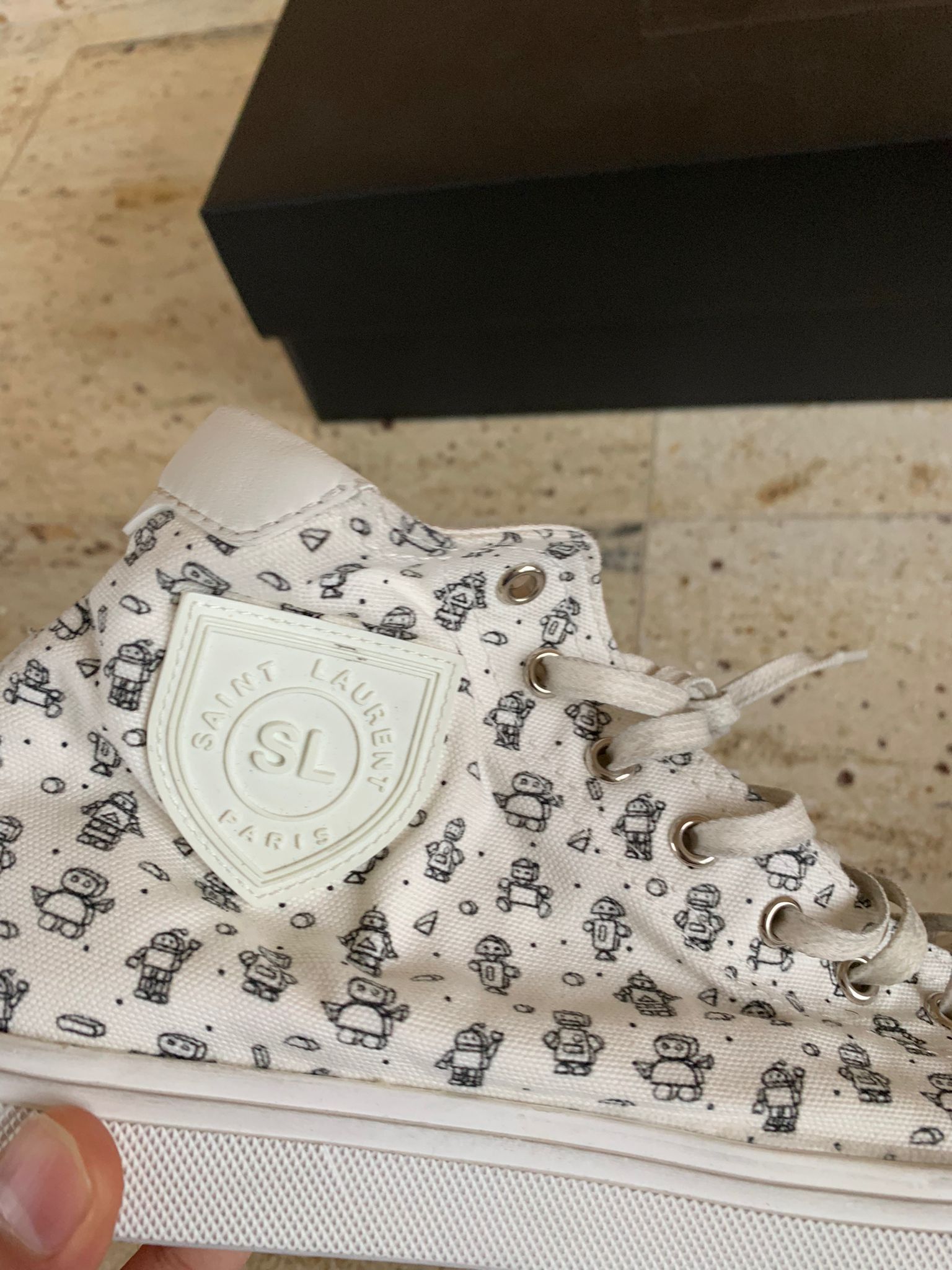 Saint Laurent Paris Bedford SW SL Robo Mini All Over Size US 8 / EU 41 - 6 Thumbnail