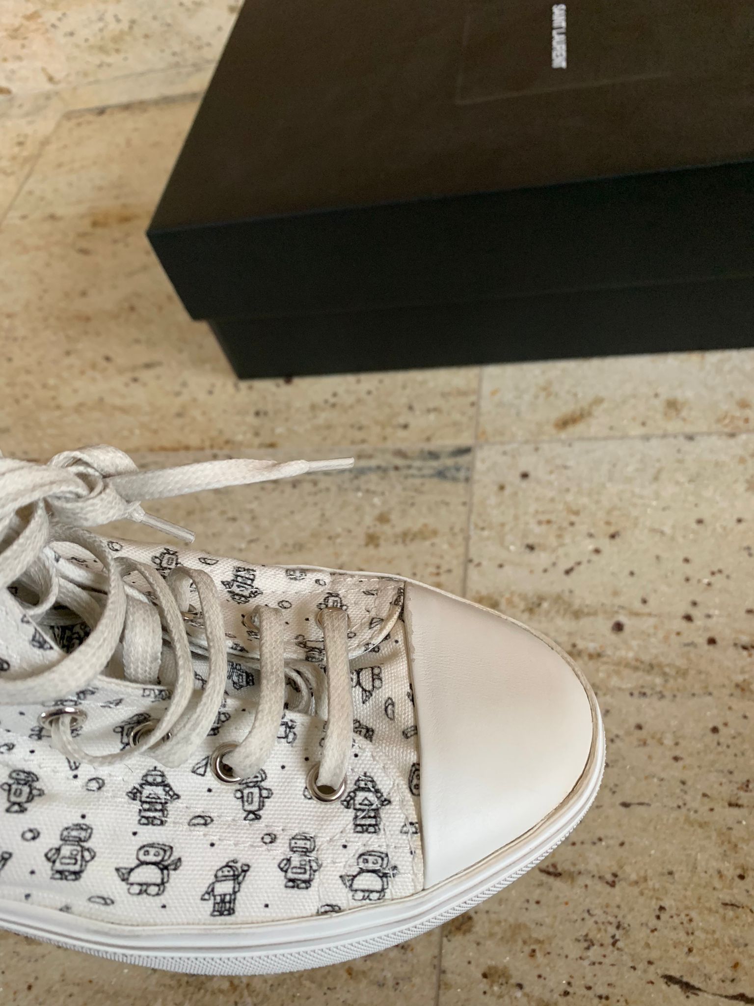 Saint Laurent Paris Bedford SW SL Robo Mini All Over Size US 8 / EU 41 - 8 Thumbnail