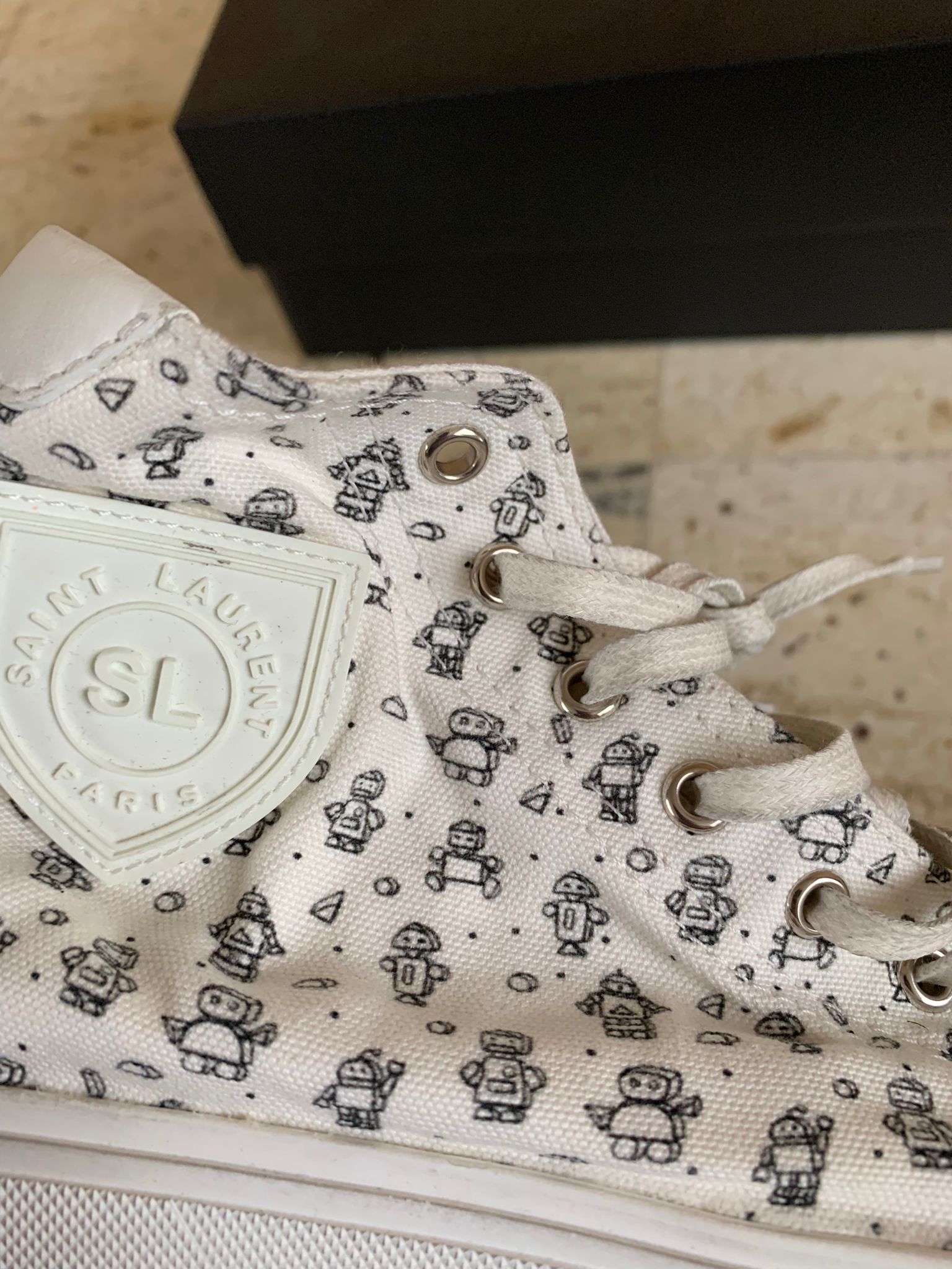 Saint Laurent Paris Bedford SW SL Robo Mini All Over Size US 8 / EU 41 - 5 Thumbnail