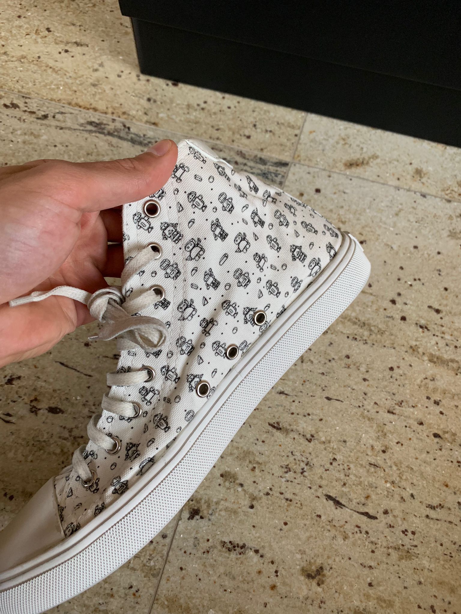 Saint Laurent Paris Bedford SW SL Robo Mini All Over Size US 8 / EU 41 - 10 Thumbnail