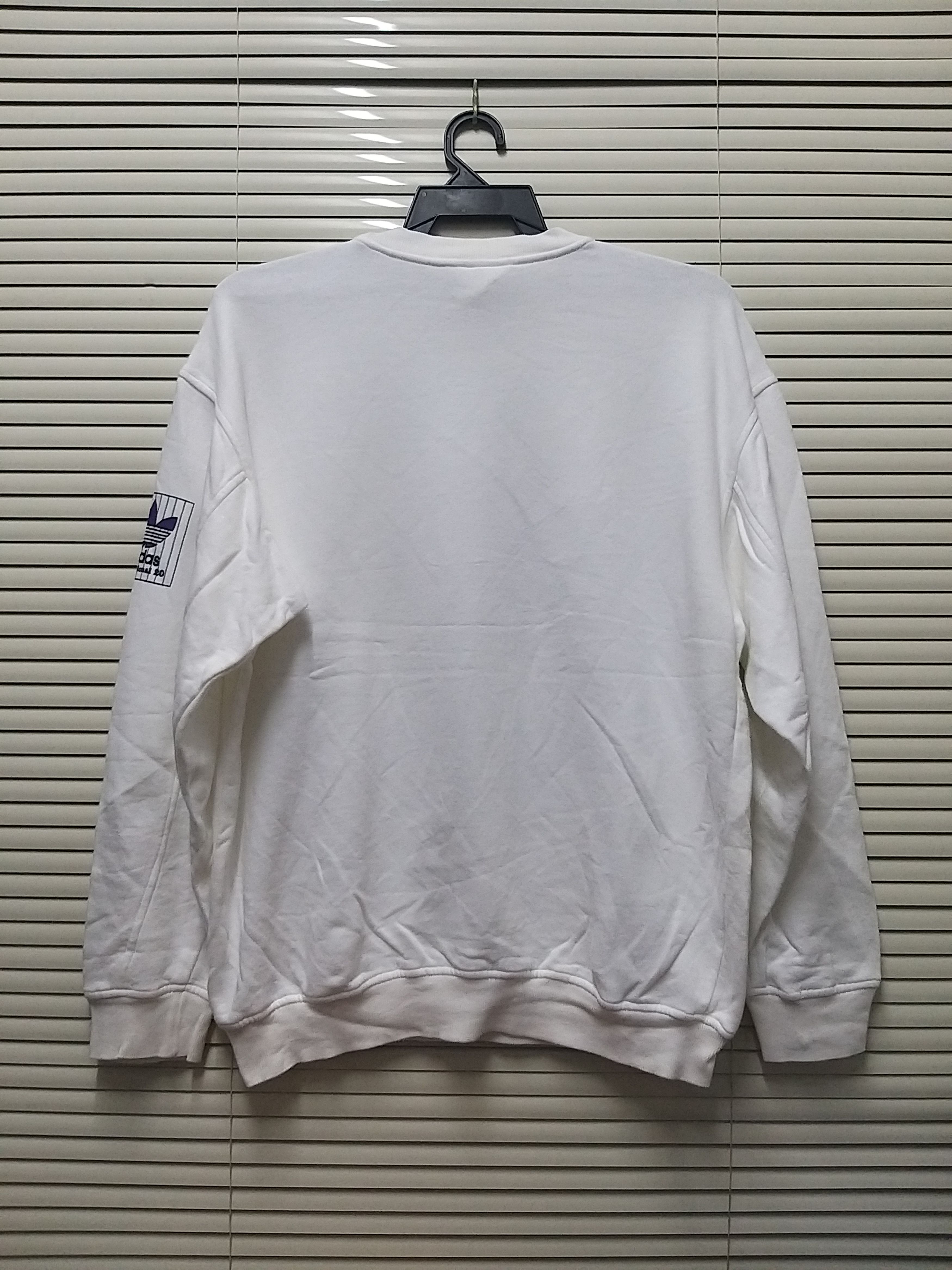 Adidas SICK🔥VINTAGE ADIDAS TREFOIL BIG LOGO PULLOVER SWEATSHIRT Size US L / EU 52-54 / 3 - 2 Thumbnail