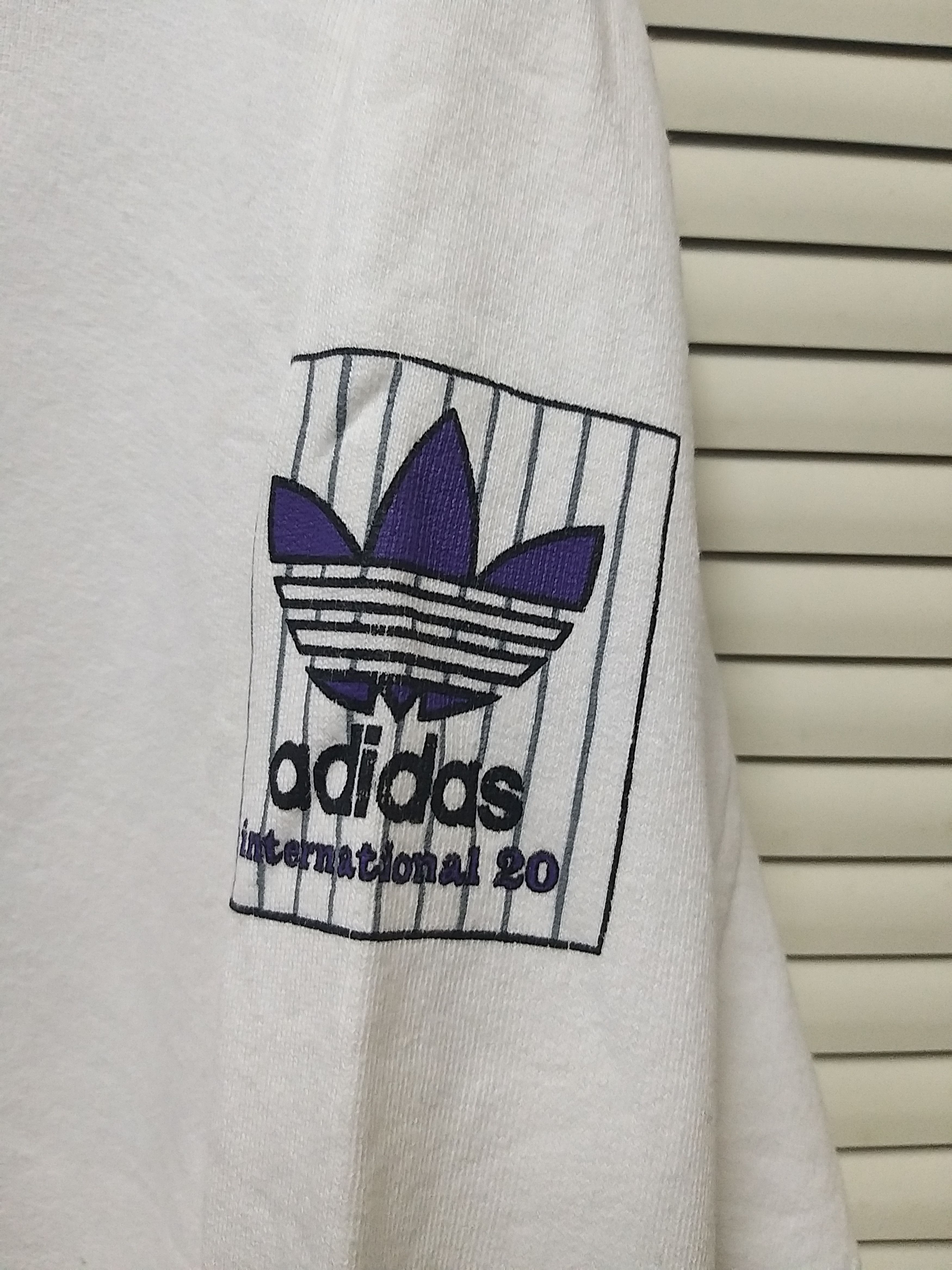 Adidas SICK🔥VINTAGE ADIDAS TREFOIL BIG LOGO PULLOVER SWEATSHIRT Size US L / EU 52-54 / 3 - 4 Thumbnail