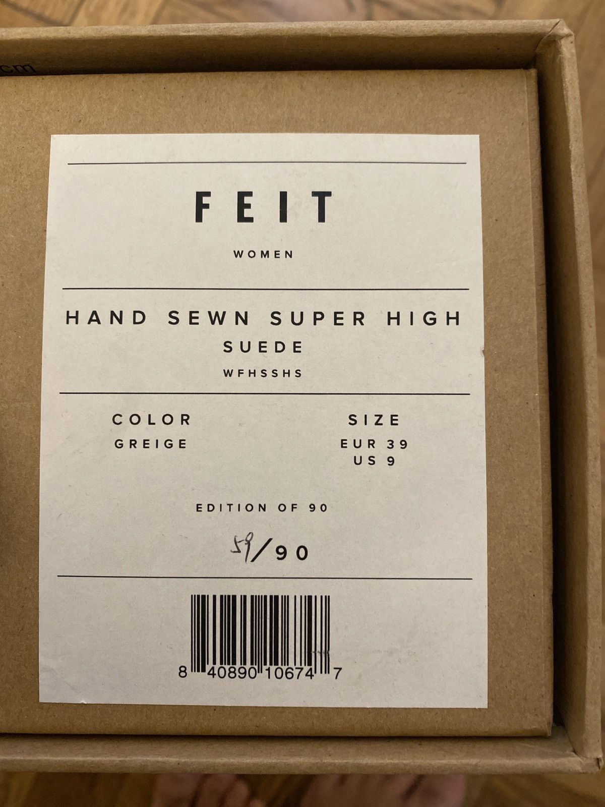 Feit Hand Sewn Super High Suede Size US 9 / EU 42 - 4 Thumbnail