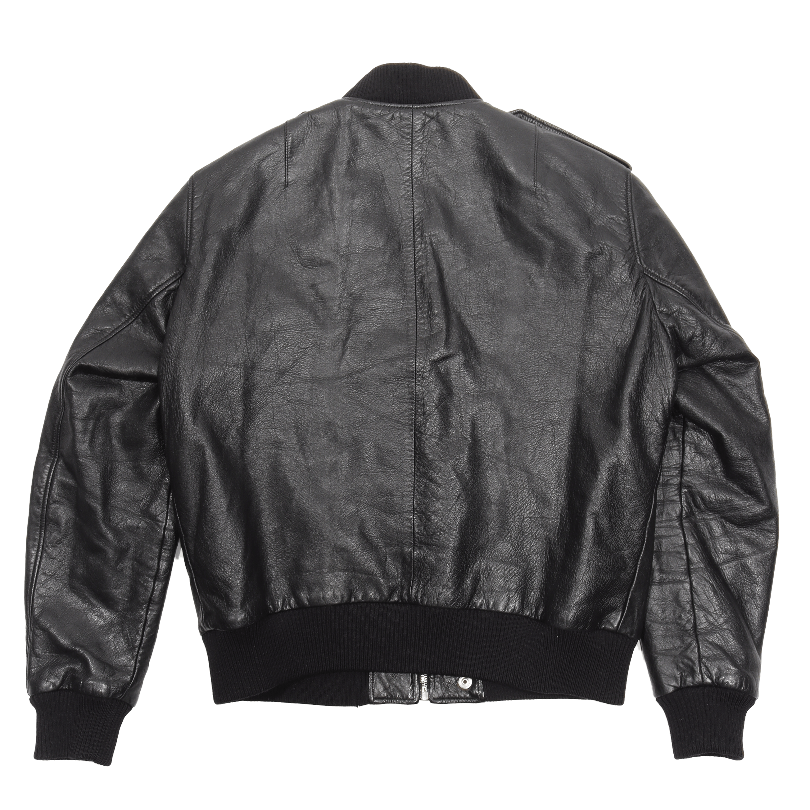 Saint Laurent Paris Saint Laurent Leather Bomber Jacket (2016) Size US L / EU 52-54 / 3 - 2 Thumbnail