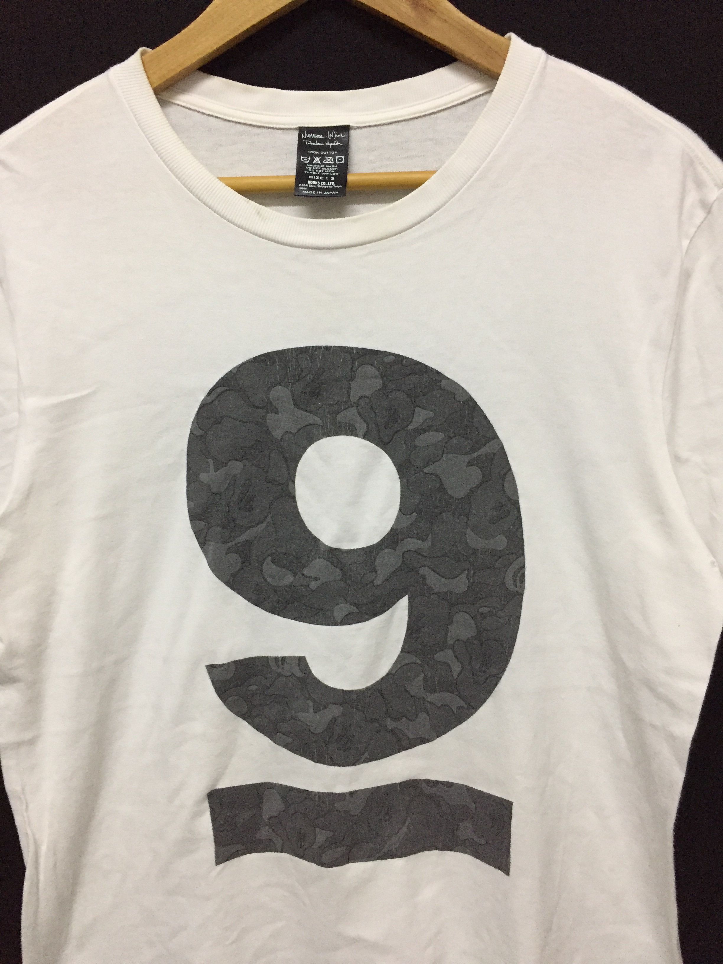 Bape × Number (N)ine SS06 Number Nine X Bape 9th Anniversary tee Size US L / EU 52-54 / 3 - 3 Thumbnail