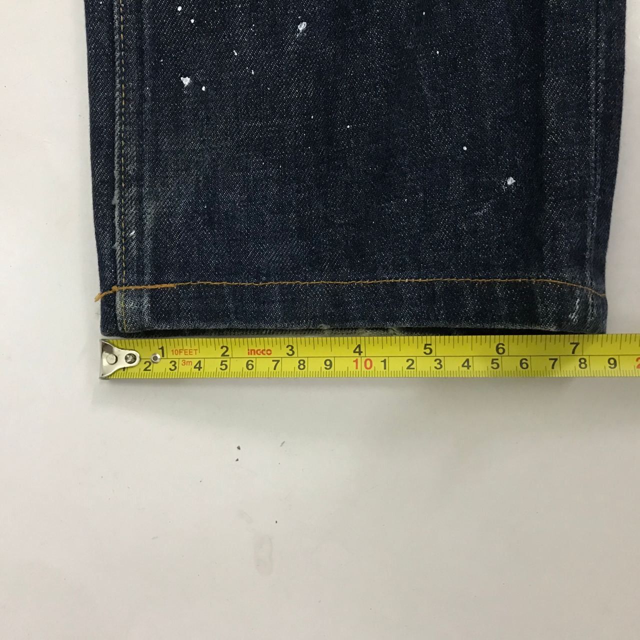 Helmut Lang × Vintage 🔥Helmut Lang 90s Custom Painter Jeans Classic Cut Size US 30 / EU 46 - 10 Thumbnail