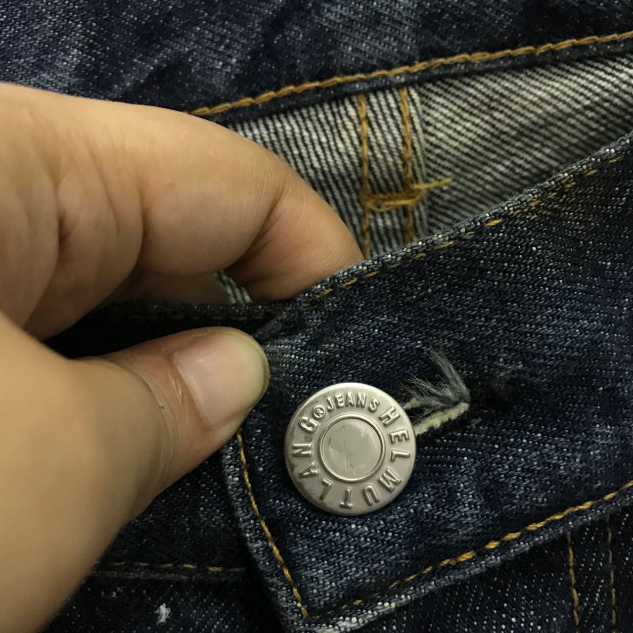 Helmut Lang × Vintage 🔥Helmut Lang 90s Custom Painter Jeans Classic Cut Size US 30 / EU 46 - 5 Thumbnail