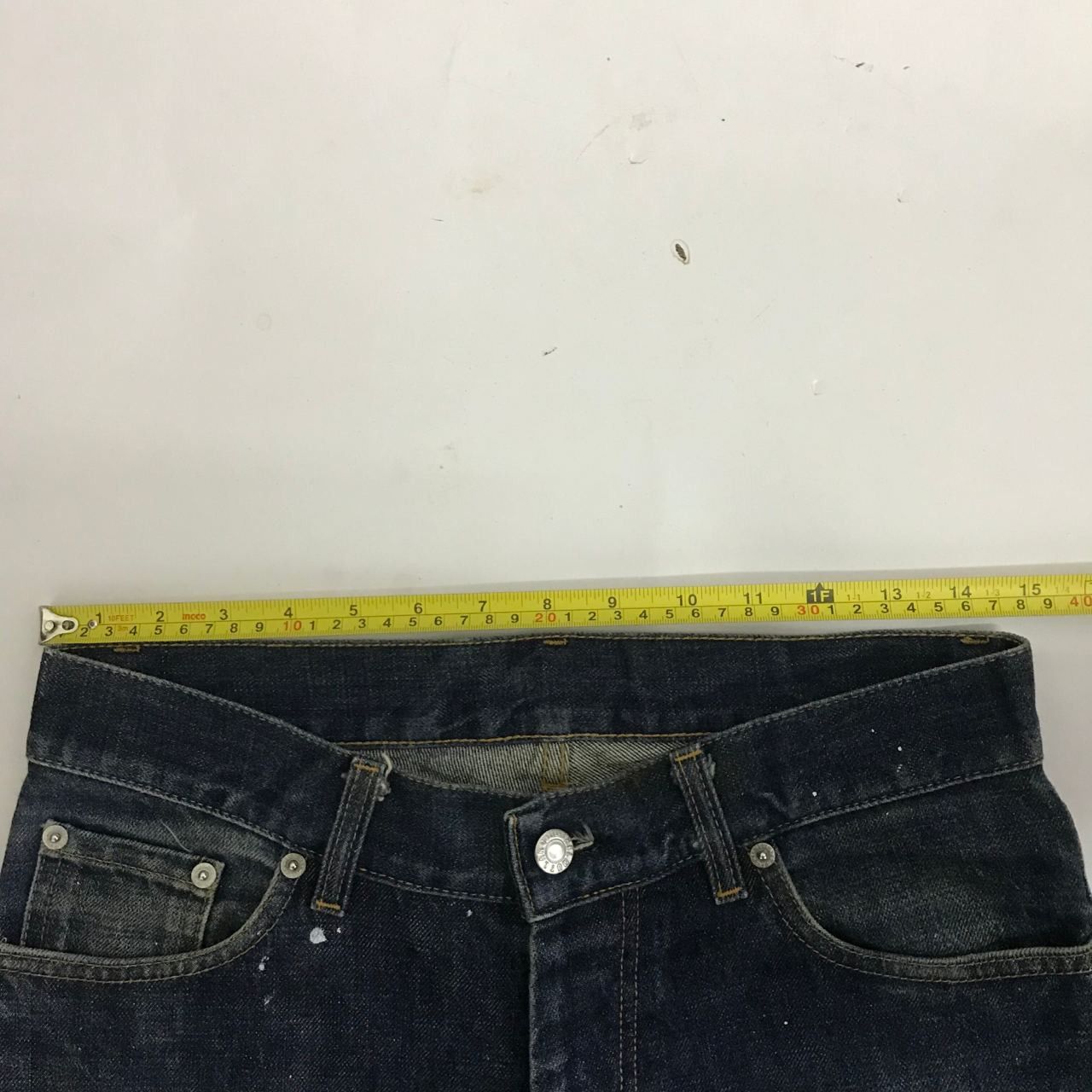 Helmut Lang × Vintage 🔥Helmut Lang 90s Custom Painter Jeans Classic Cut Size US 30 / EU 46 - 6 Thumbnail