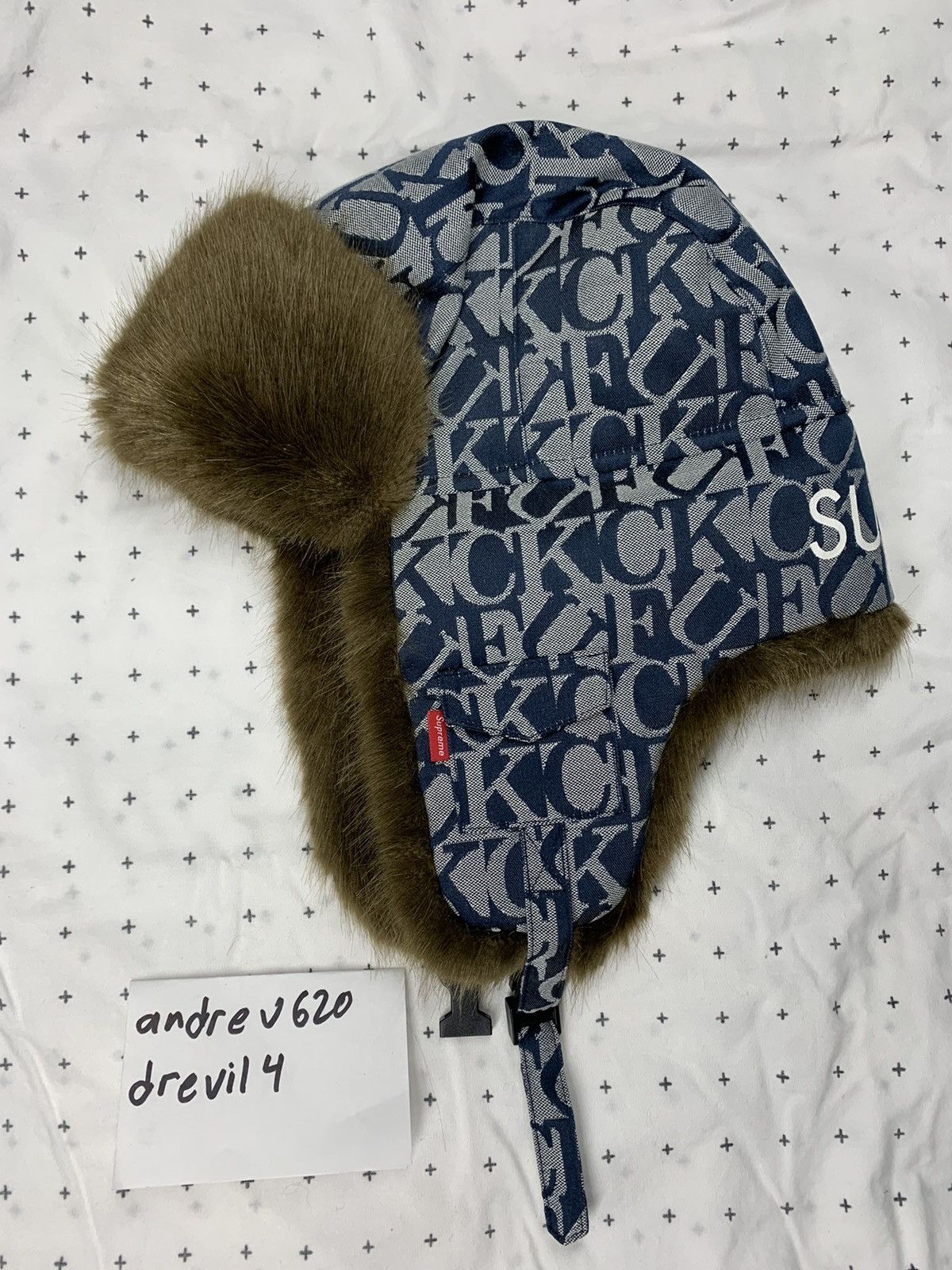 Supreme Fuck Jacquard Trooper Supreme - Fuck Jacquard Trooper