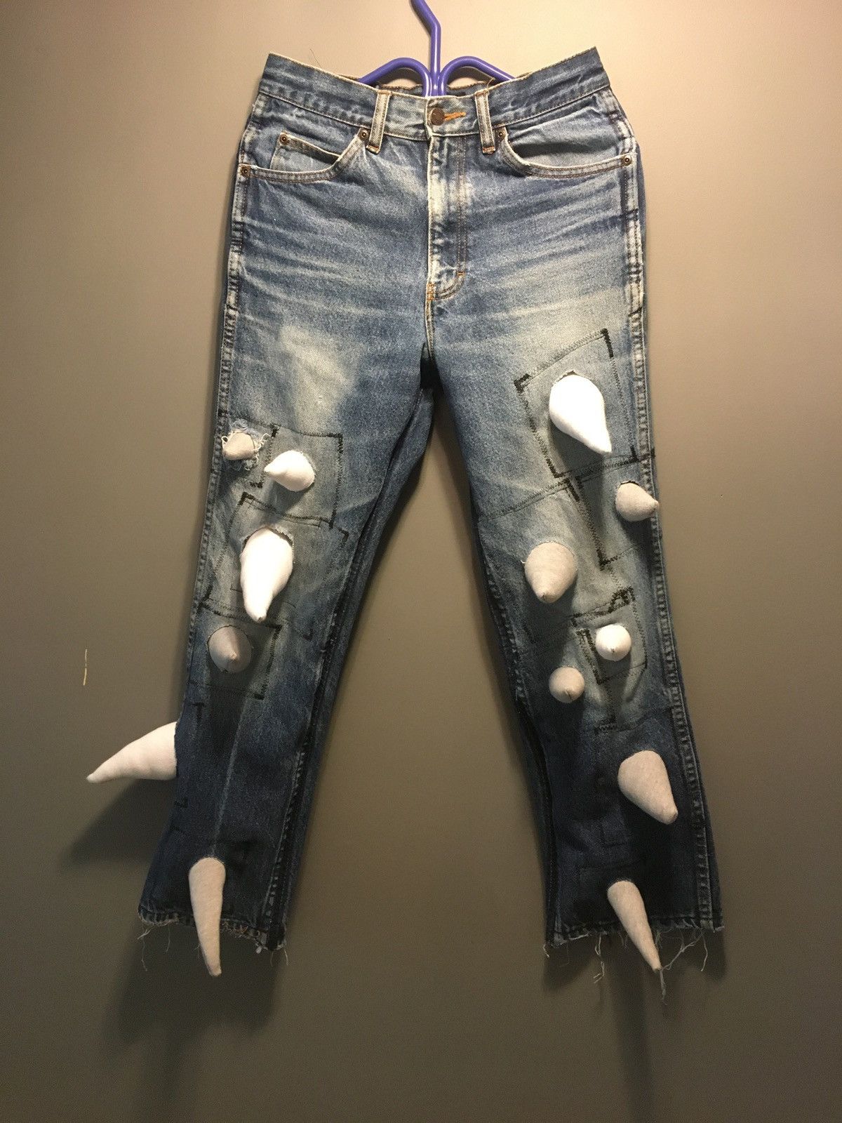 Handmade Horned denim jeans Size US 30 / EU 46 - 5 Thumbnail