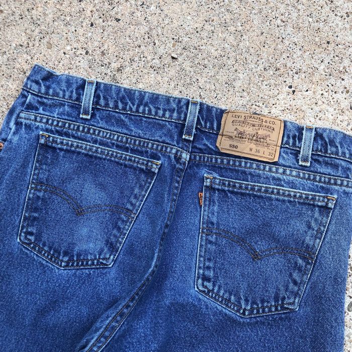 Vintage 80’s Levi’s 550 Orange Tabs | Grailed