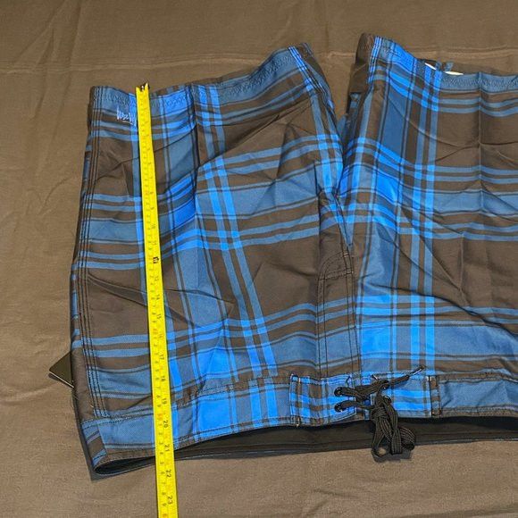 Stussy NEW Stussy Water Swim Shorts Blue Plaid - Waist 36 Size US 36 / EU 52 - 4 Thumbnail