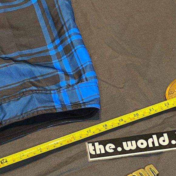 Stussy NEW Stussy Water Swim Shorts Blue Plaid - Waist 36 Size US 36 / EU 52 - 6 Thumbnail