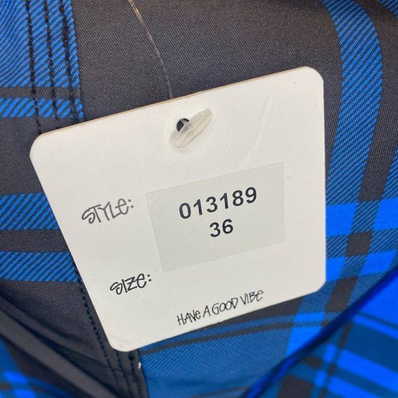 Stussy NEW Stussy Water Swim Shorts Blue Plaid - Waist 36 Size US 36 / EU 52 - 8 Thumbnail