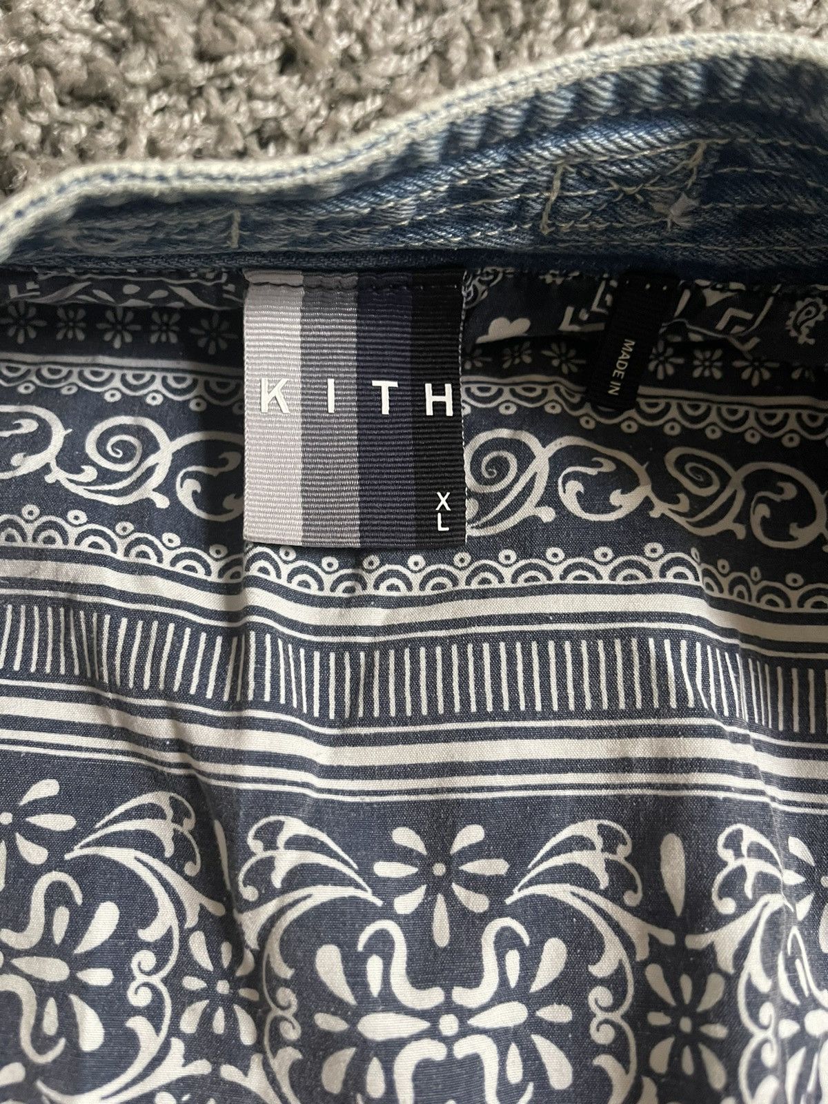 Kith Kith Denim Tactical Haori Grailed