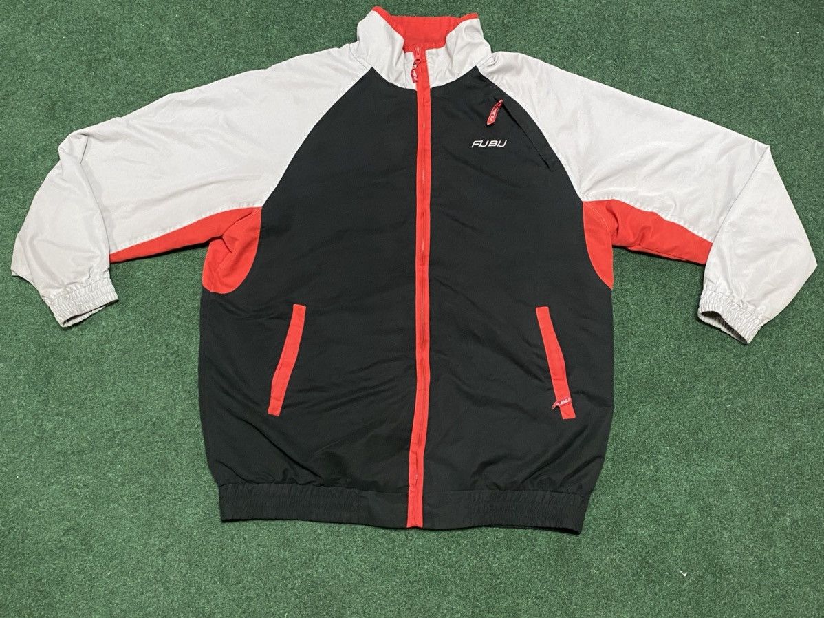 Fubu Vintage 90s Fubu Windbreaker Jacket Size US L / EU 52-54 / 3 - 1 Thumbnail