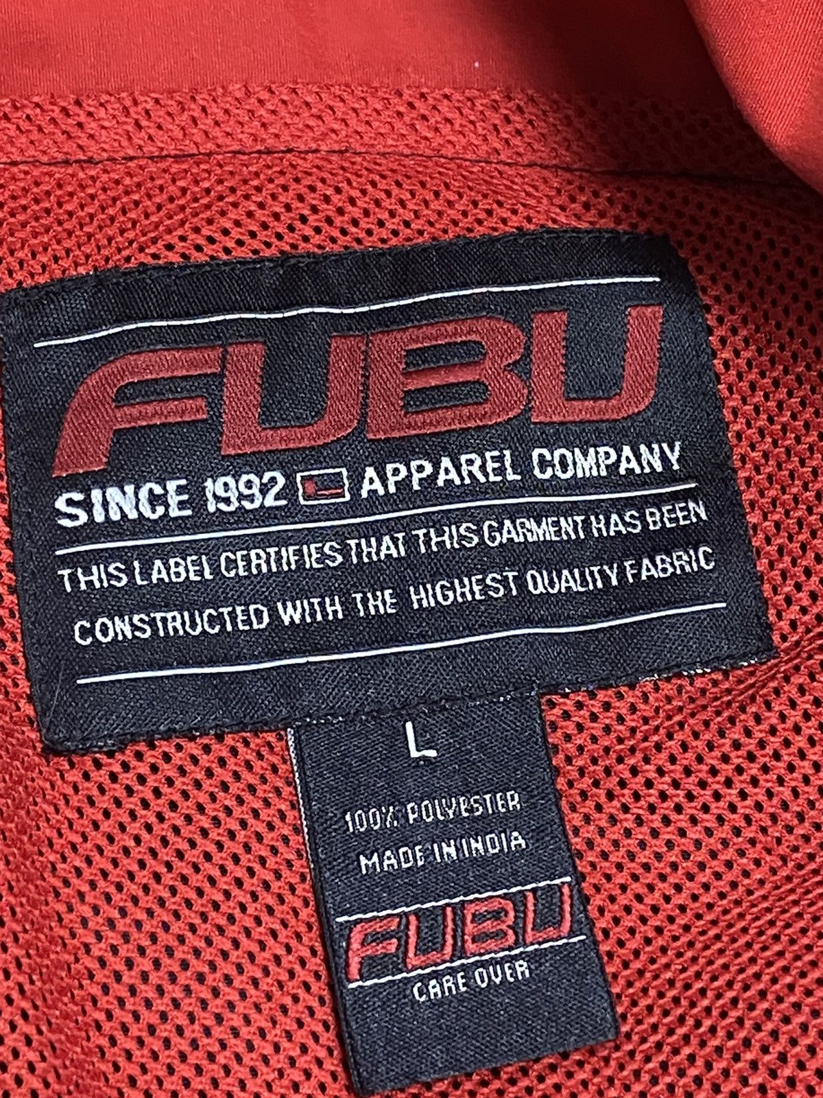 Fubu Vintage 90s Fubu Windbreaker Jacket Size US L / EU 52-54 / 3 - 4 Thumbnail