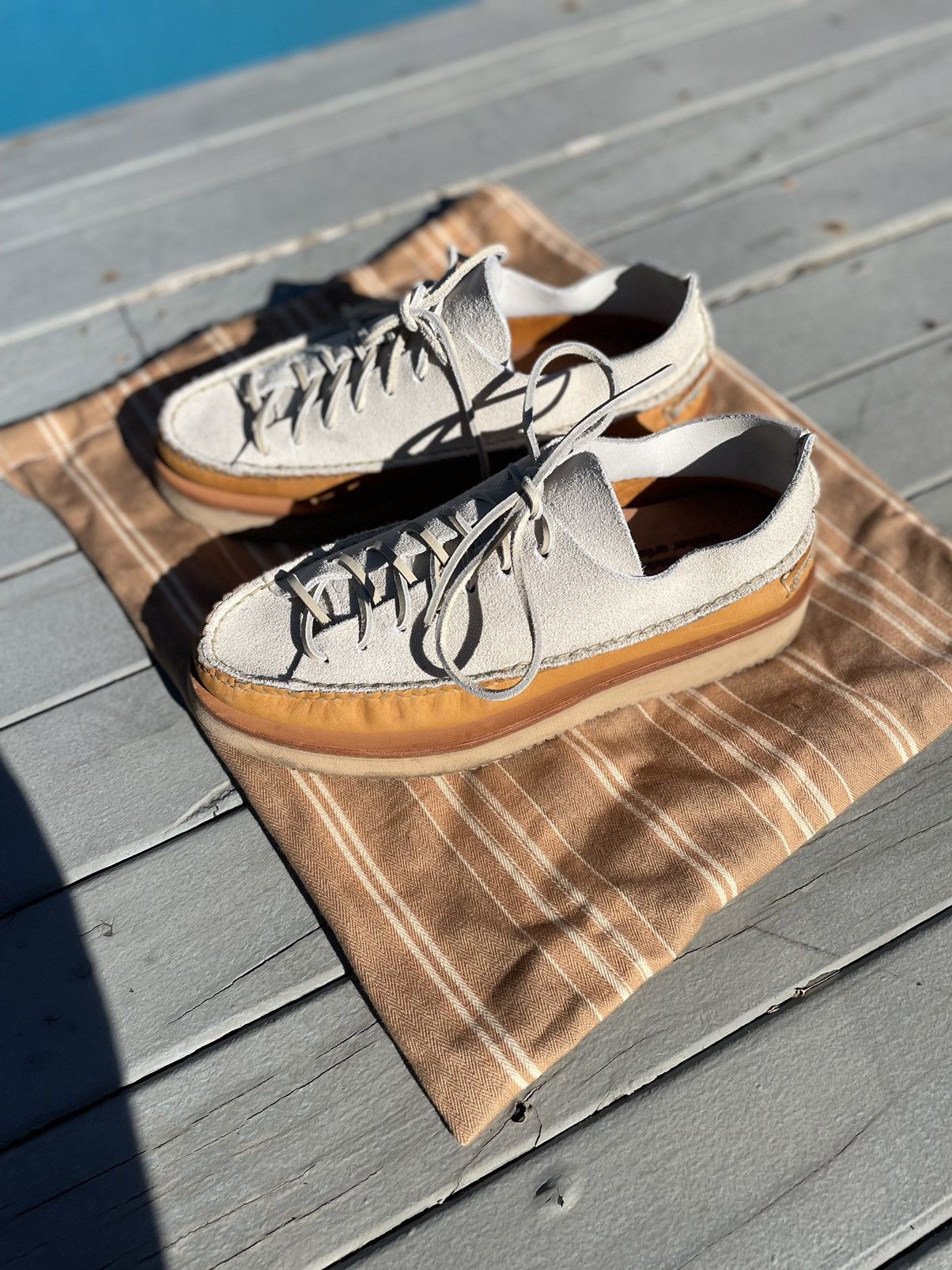 Yuketen hand sewn sneaker moc ox