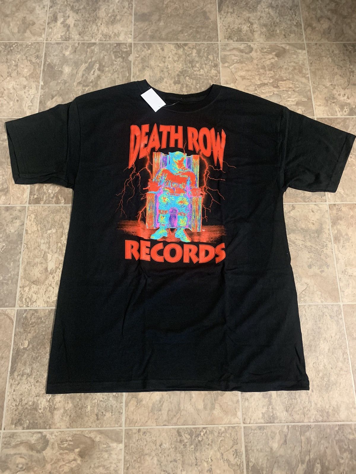 Vintage Deadstock Retro Infrared Death Row Graphic Tee | Grailed