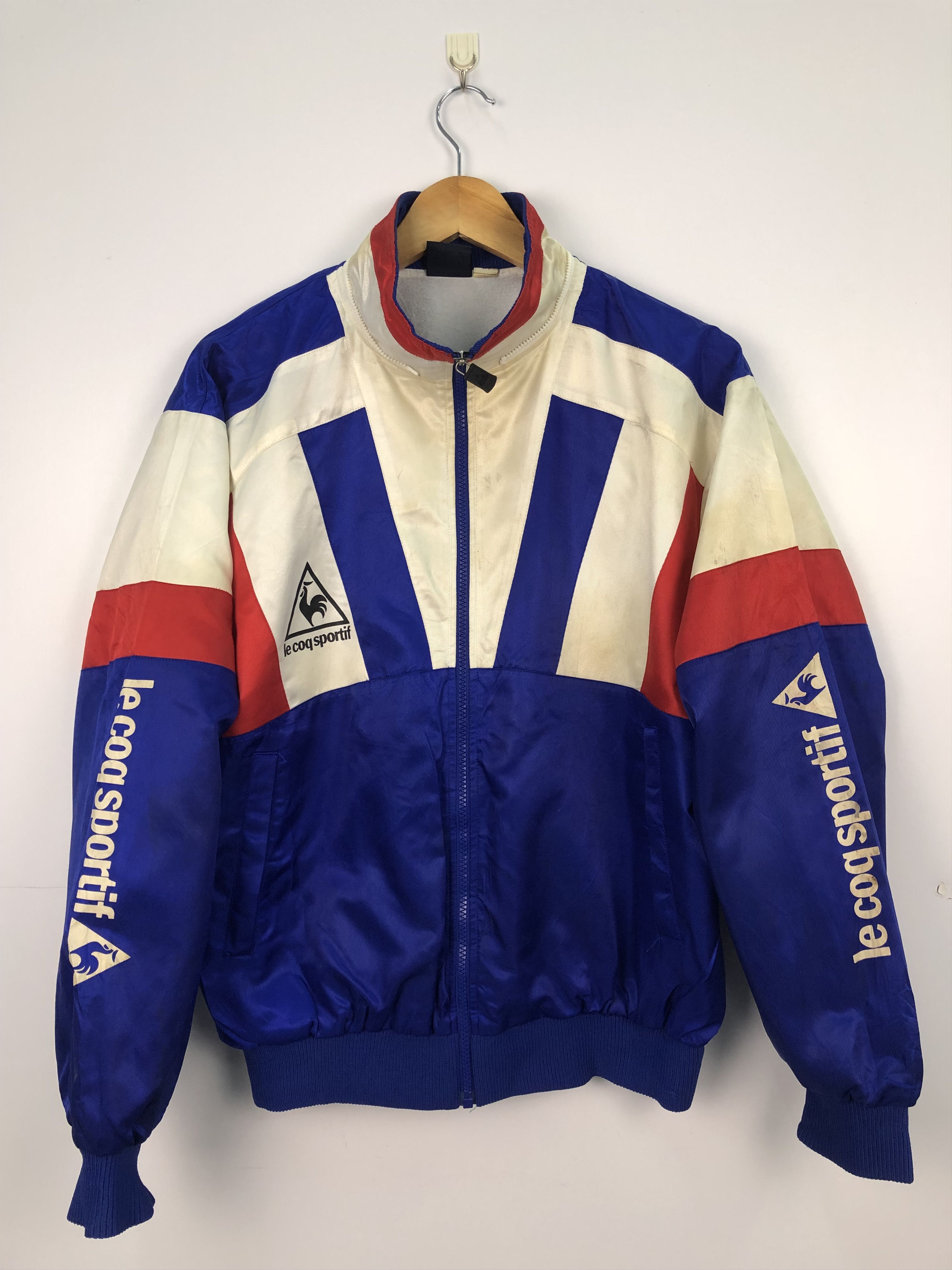 Le Coq Sportif Vintage Vintage 90s Le Coq Sportif Multicoloured Jacket Racing Style Grailed