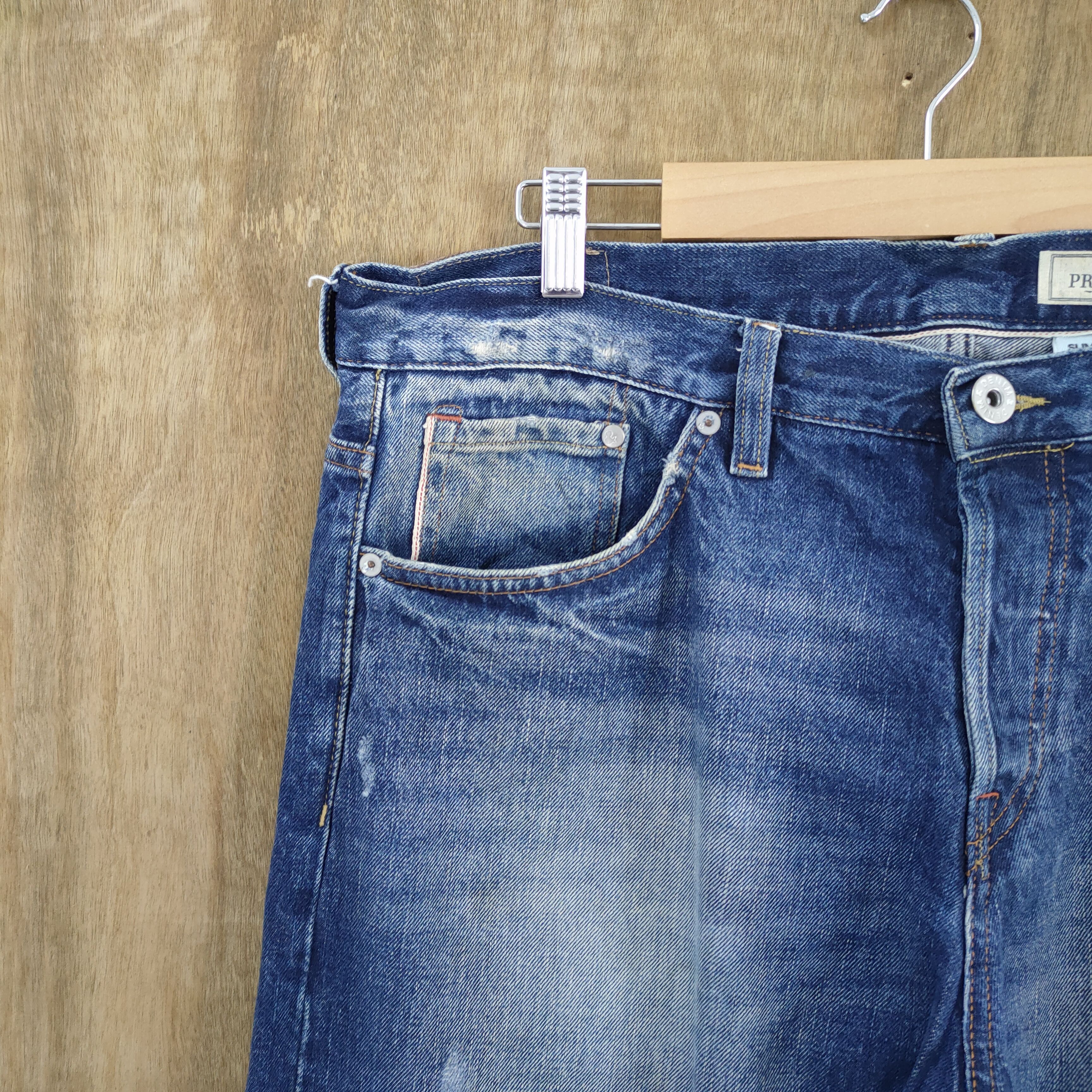 Japanese Brand × StraightFaded FADED DISTRESSED KNEE PREMIUM SKINNY DENIM Size US 36 / EU 52 - 9 Thumbnail