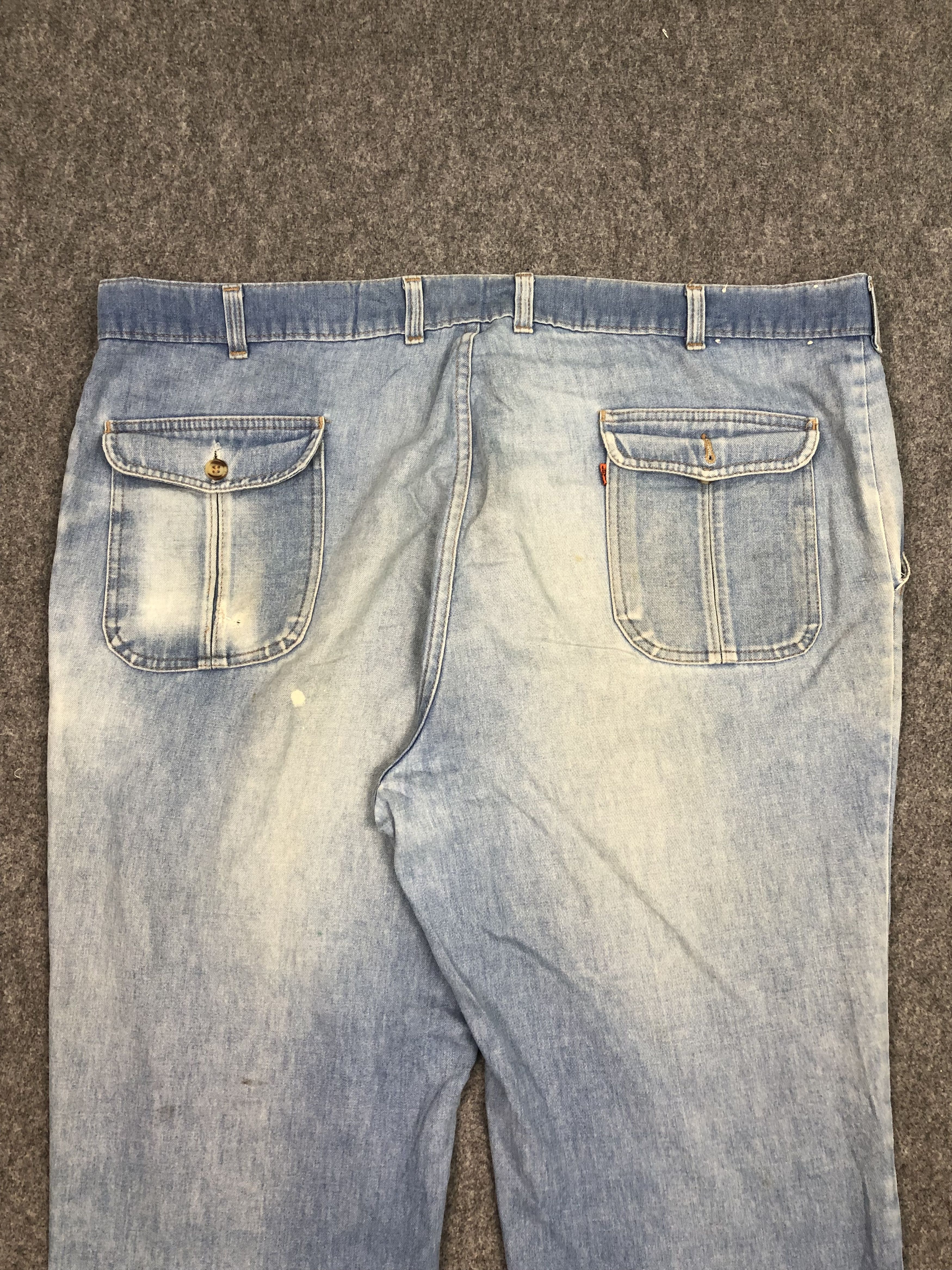 Levi's Vintage 80s Levis Blue Jeans DP0487 Size US 44 / EU 60 - 4 Thumbnail