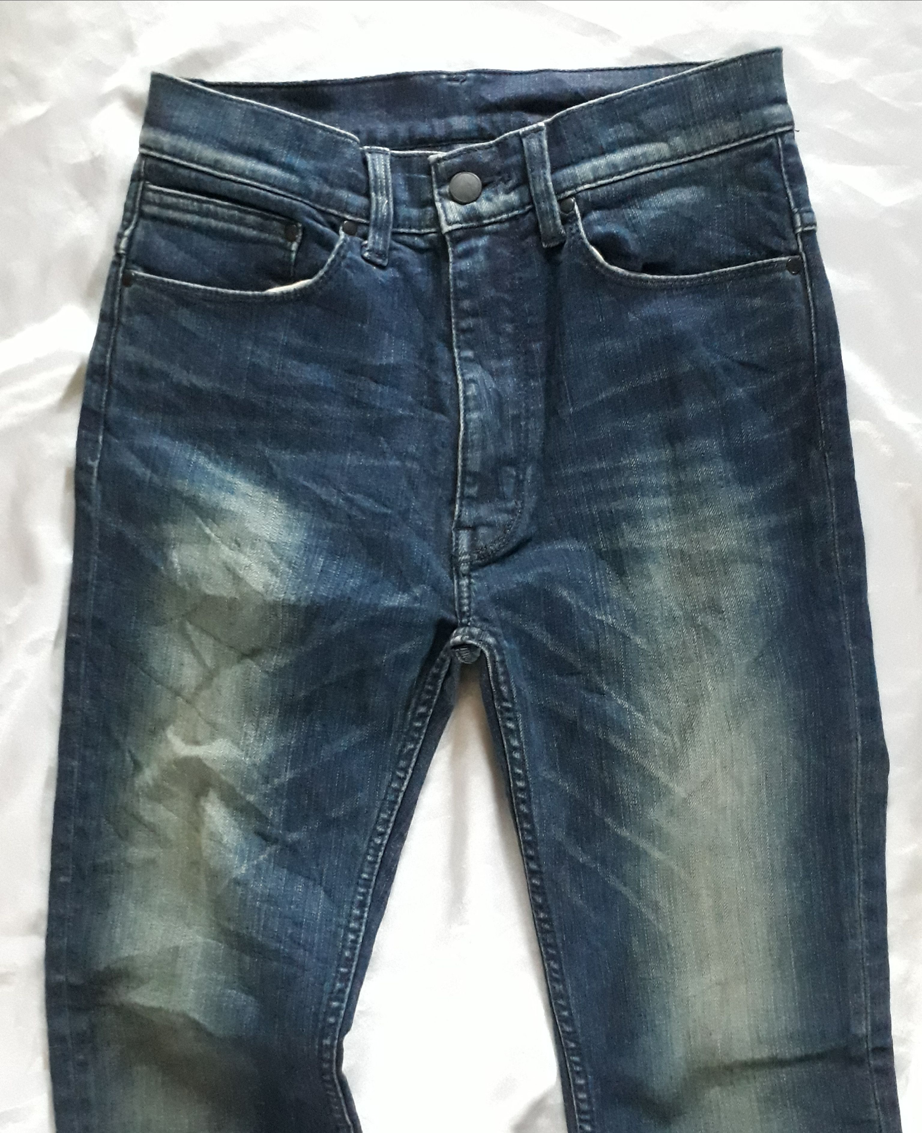 Fadeless 💥FADELESS Japanese Brand Stonewash Denim Pants Size US 27 - 2 Thumbnail