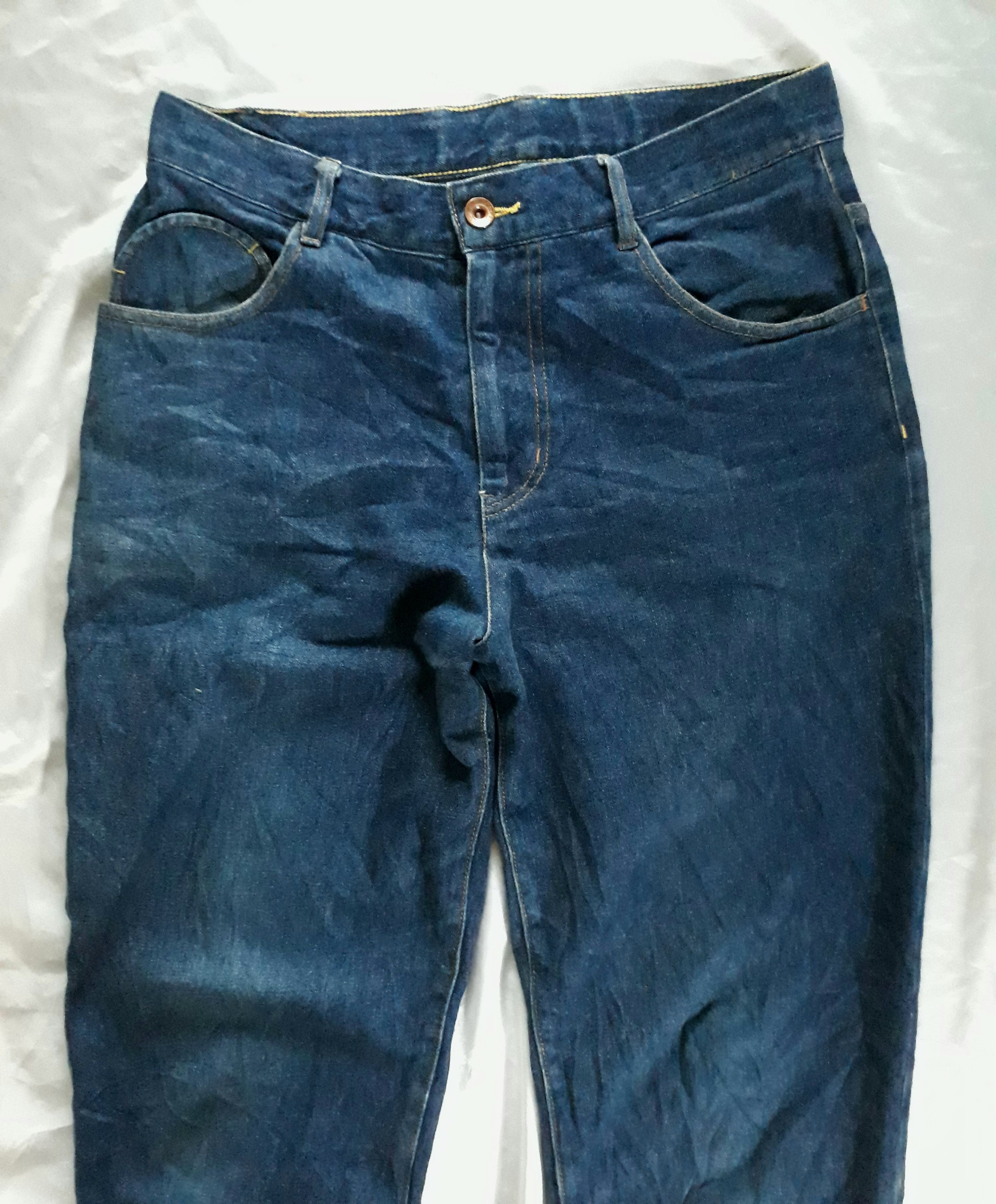 Issey Miyake 💥FRAPBOIS issey miyake Japanese Brand Utility Denim Pants Size US 30 / EU 46 - 7 Thumbnail