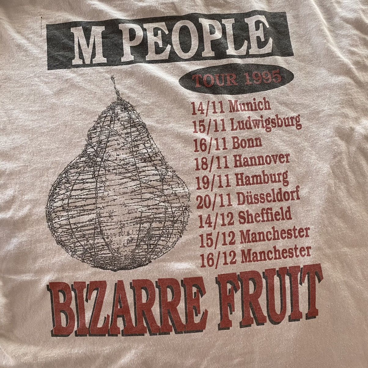 Rap Tees × Vintage Rare Vintage 1995 M People - Bizarre Fruit Tour Size US XL / EU 56 / 4 - 4 Thumbnail