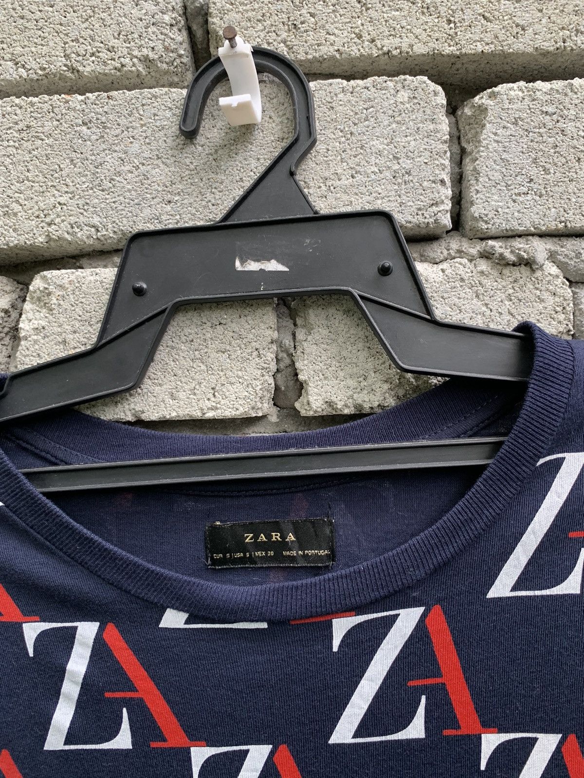 Zara ZARA Monogram T Shirt Size US M / EU 48-50 / 2 - 9 Thumbnail