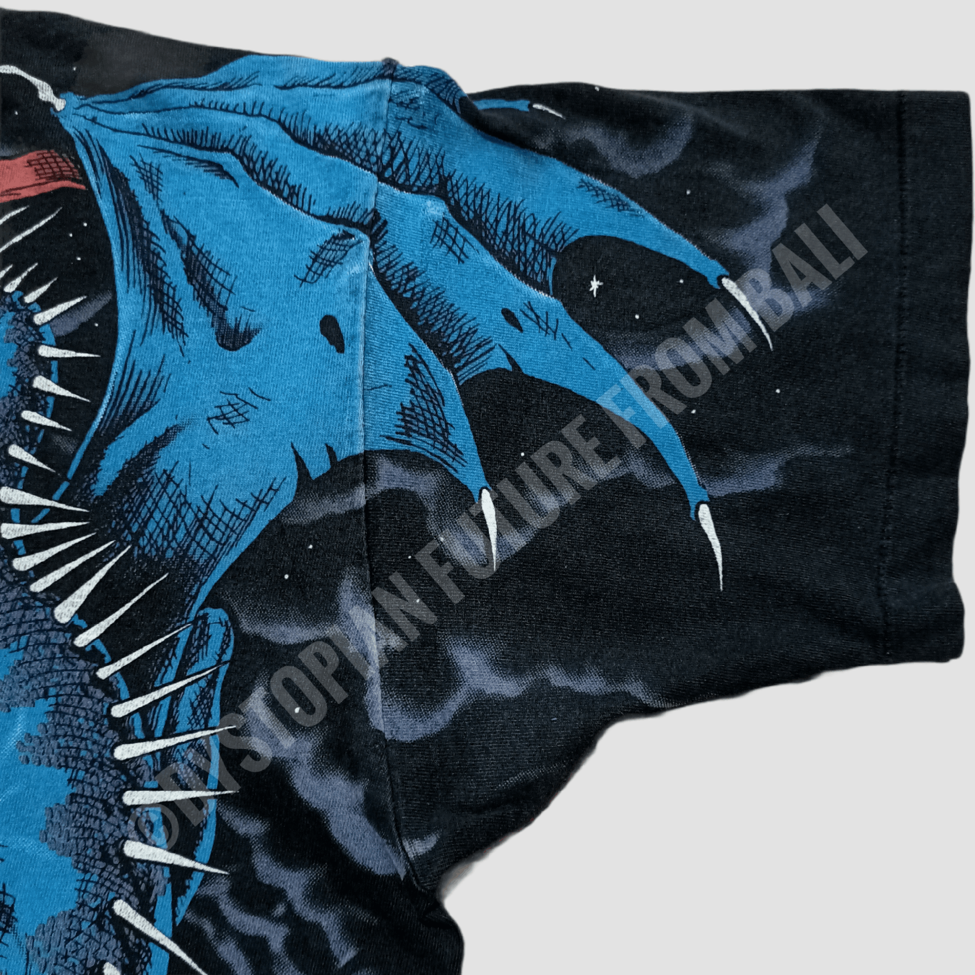 Liquid Blue Vtg 1994 Liquid Blue Duelling Dragons All Over Print Tshirt Size US XL / EU 56 / 4 - 6 Thumbnail
