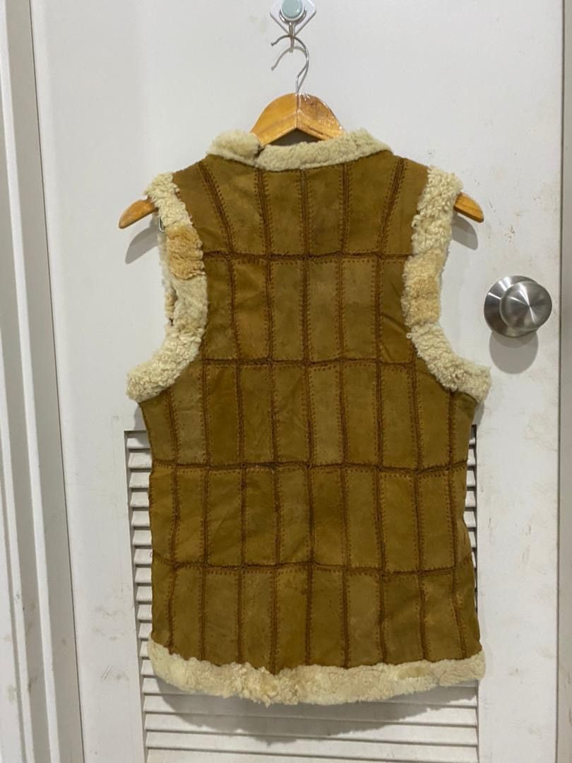 Japanese Brand × Vintage Vintage 80s sheepskin vest design cowboy Size US L / EU 52-54 / 3 - 2 Thumbnail