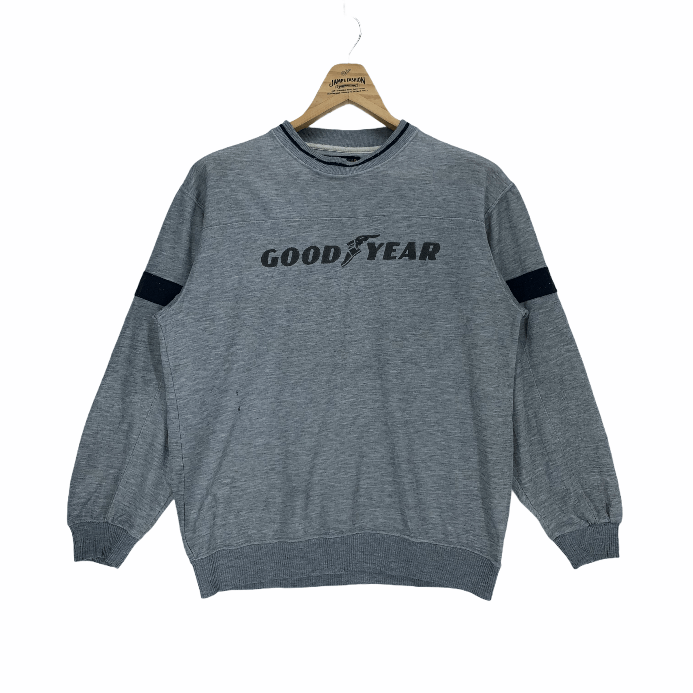 Japanese Brand Goodyear Embroidery Big Logo Crew Neck Sweatshirt #2917-38 Size US M / EU 48-50 / 2 - 1 Thumbnail