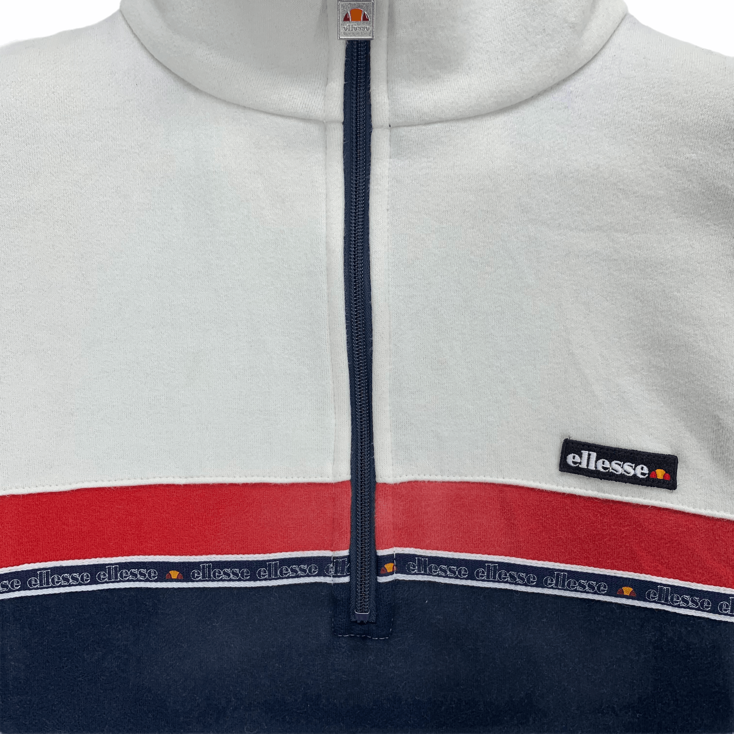 Ellesse Ellesse Half Zip Turtle Neck Colorblock Sweater #2919-38 Size US M / EU 48-50 / 2 - 3 Thumbnail