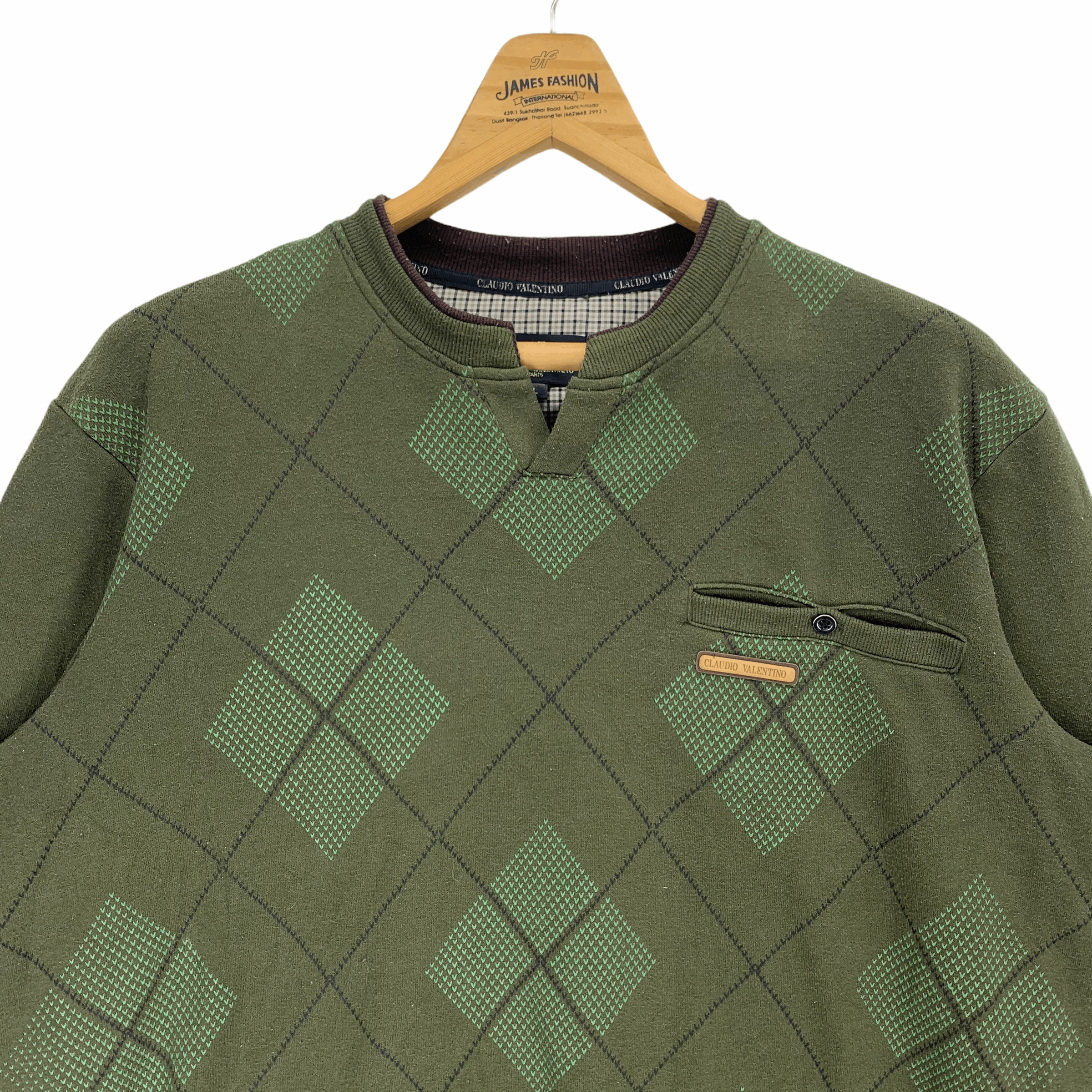 Valentino Claudio Valentino Single Pocket Sweatshirt #2920-38 Size US L / EU 52-54 / 3 - 2 Thumbnail
