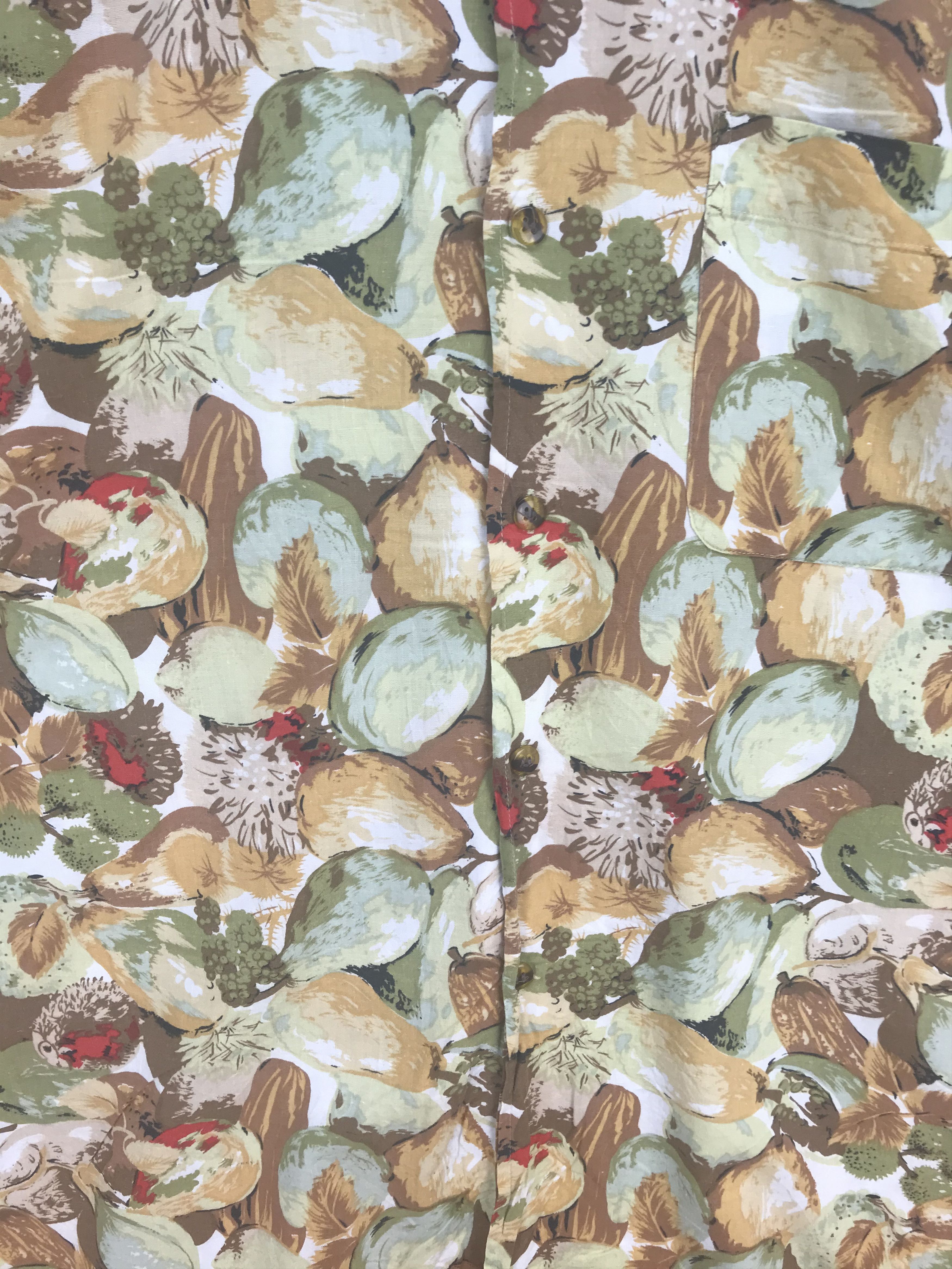 Vintage Vintage Hawaiian Image Magic Asian Fruits Rayon Shirt Size US XL / EU 56 / 4 - 5 Thumbnail