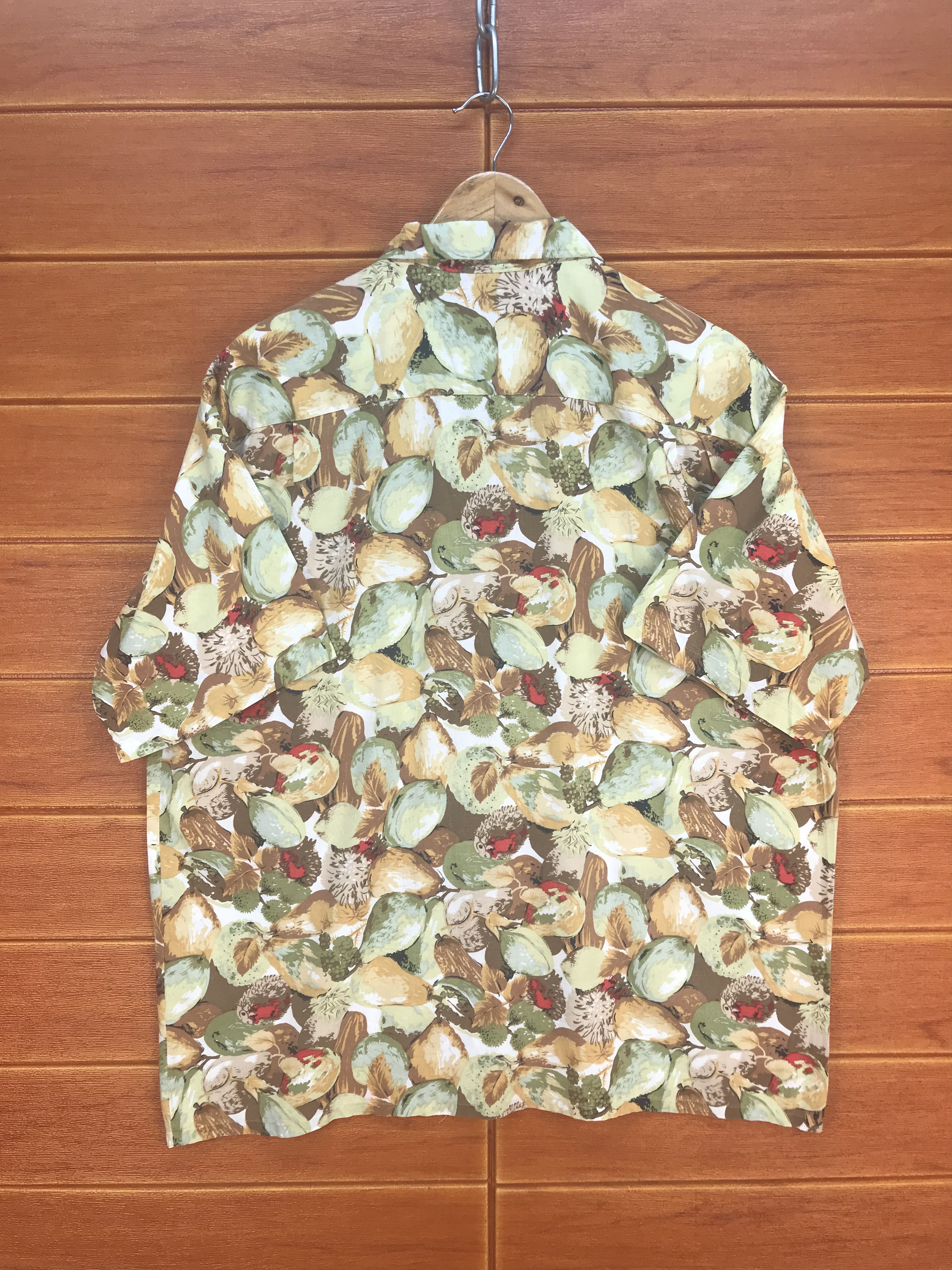 Vintage Vintage Hawaiian Image Magic Asian Fruits Rayon Shirt Size US XL / EU 56 / 4 - 7 Thumbnail