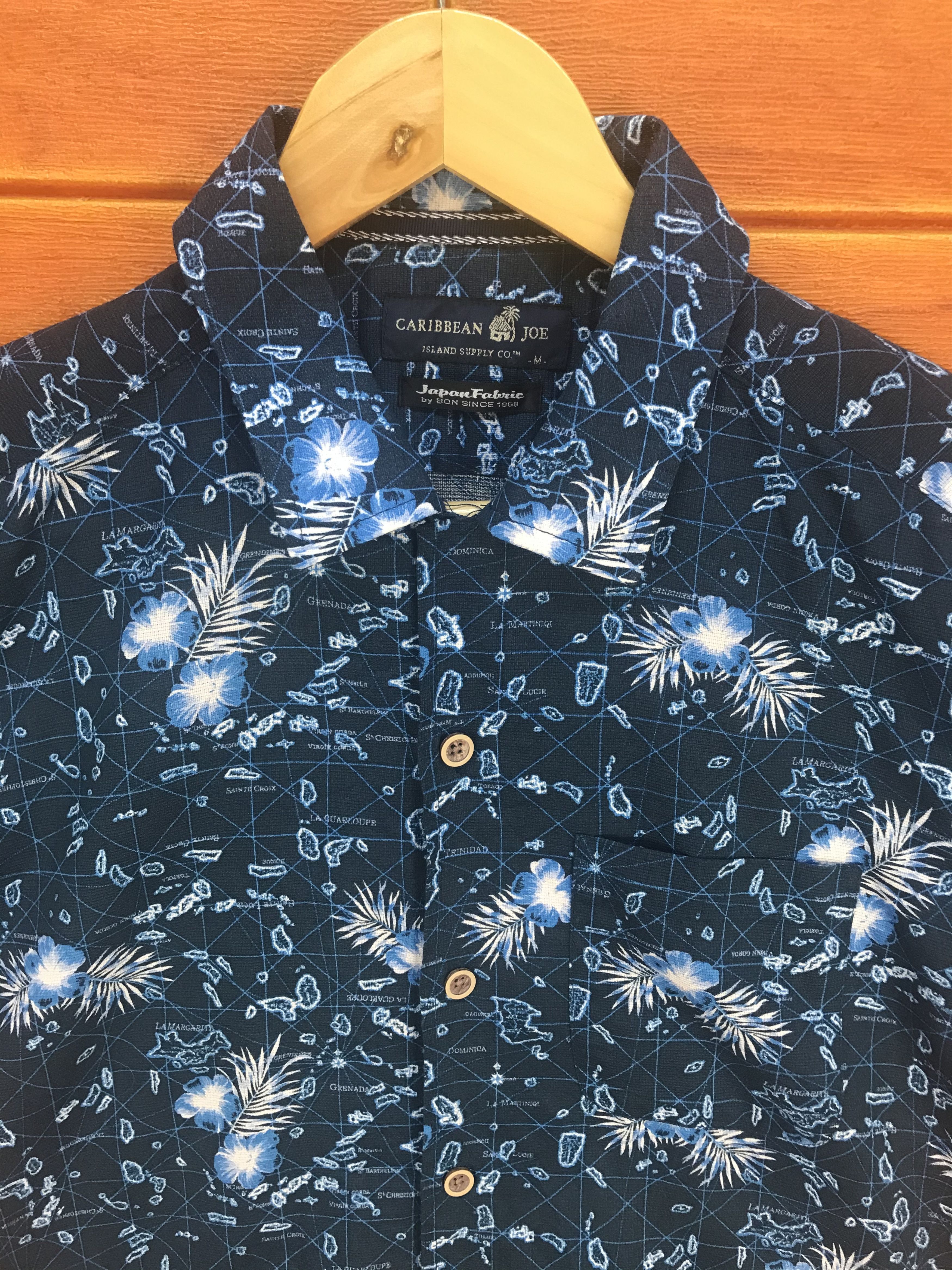 Caribbean Caribbean Joe Japan Fabric Hemp Blend Hawaiian Shirt Size US M / EU 48-50 / 2 - 4 Thumbnail