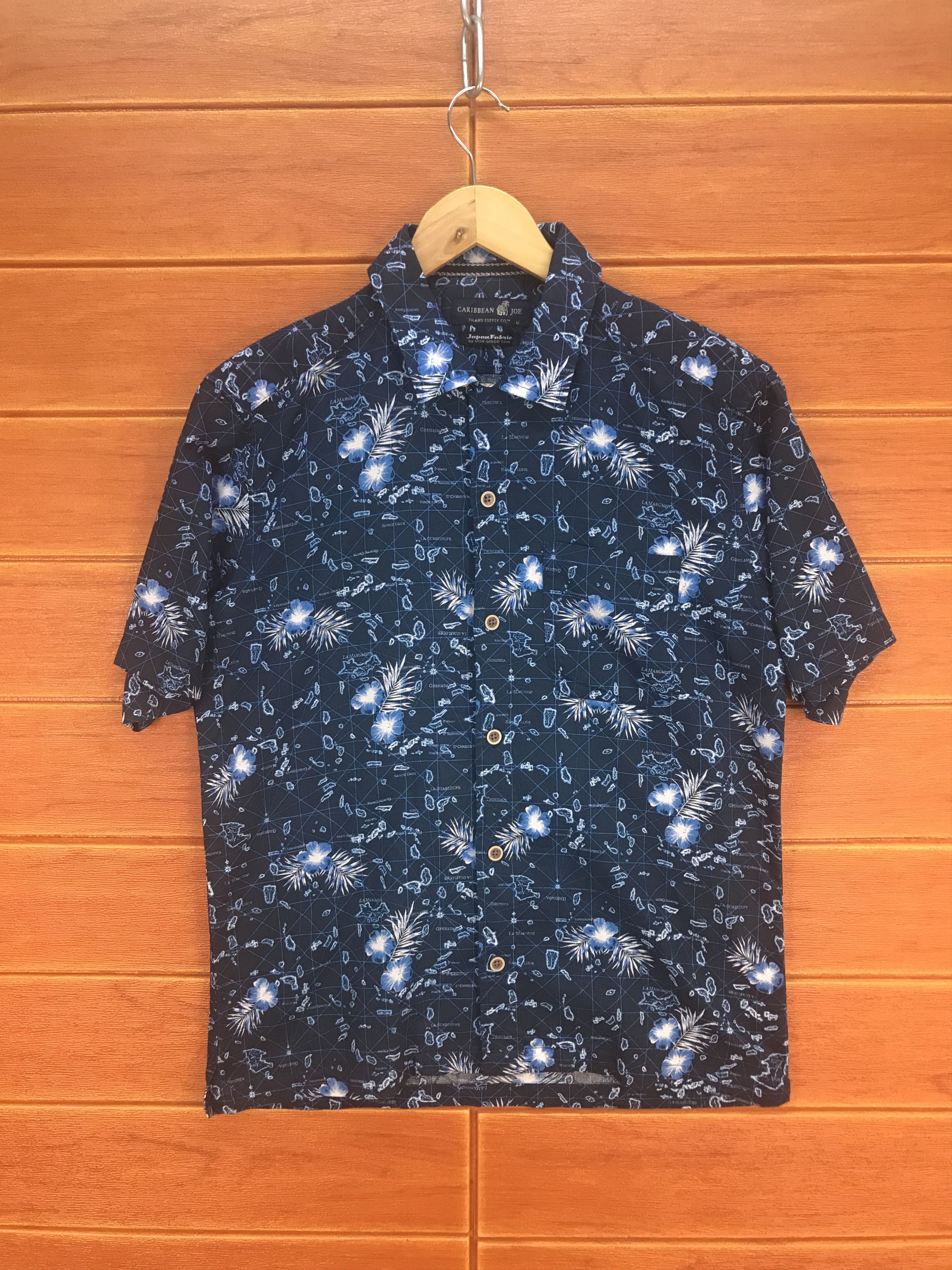 Caribbean Caribbean Joe Japan Fabric Hemp Blend Hawaiian Shirt Size US M / EU 48-50 / 2 - 1 Thumbnail