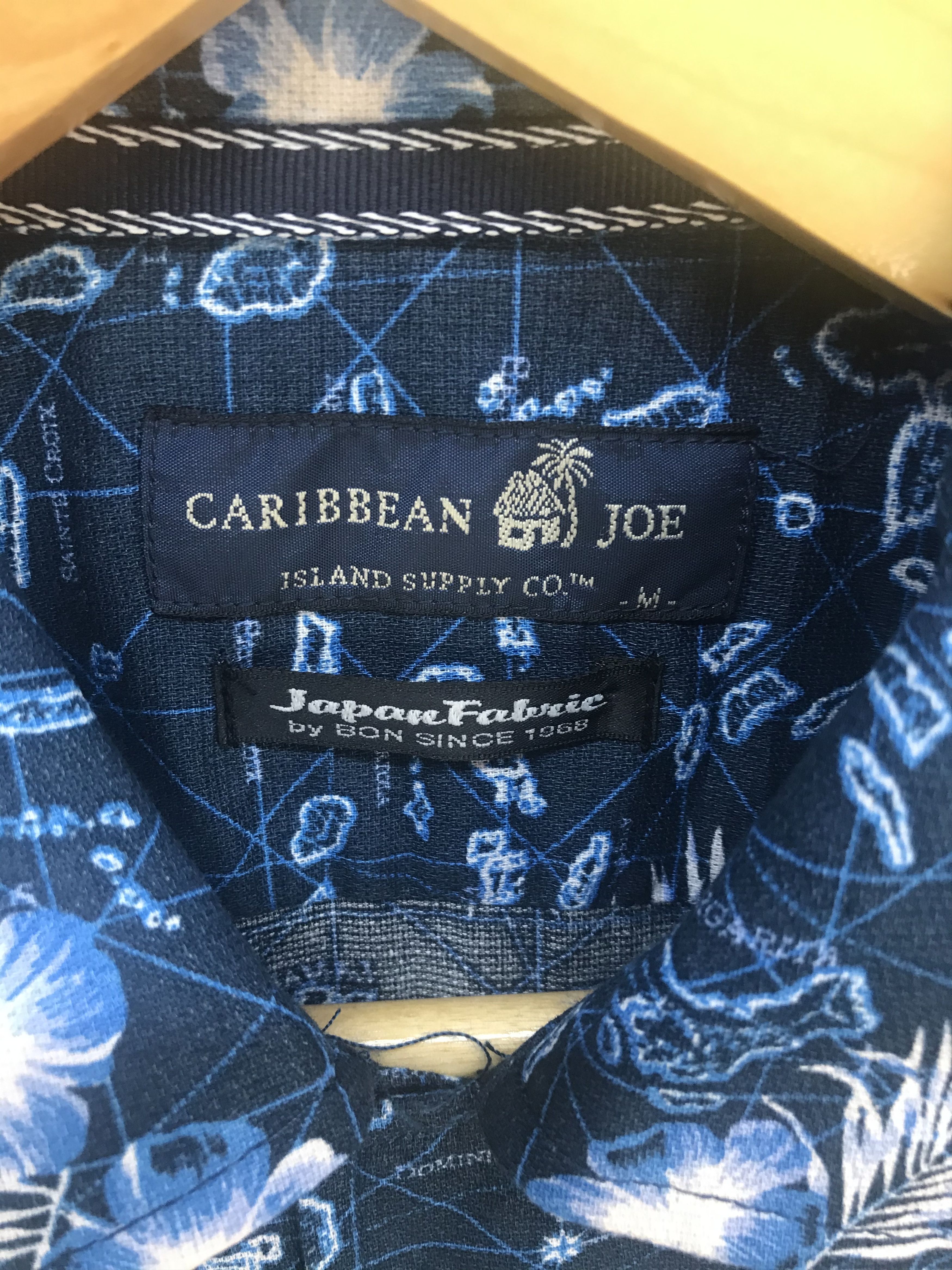 Caribbean Caribbean Joe Japan Fabric Hemp Blend Hawaiian Shirt Size US M / EU 48-50 / 2 - 5 Thumbnail