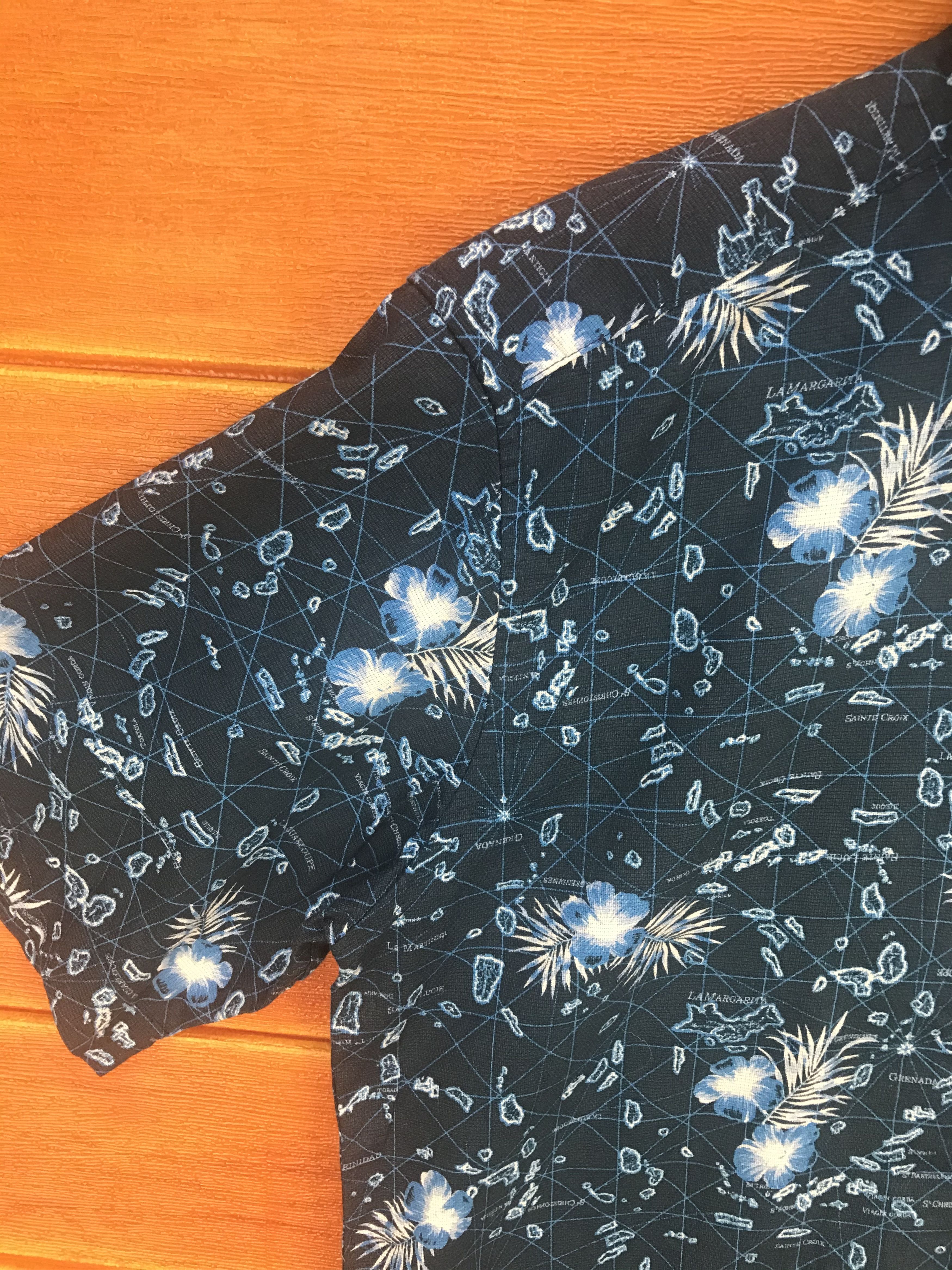 Caribbean Caribbean Joe Japan Fabric Hemp Blend Hawaiian Shirt Size US M / EU 48-50 / 2 - 2 Thumbnail