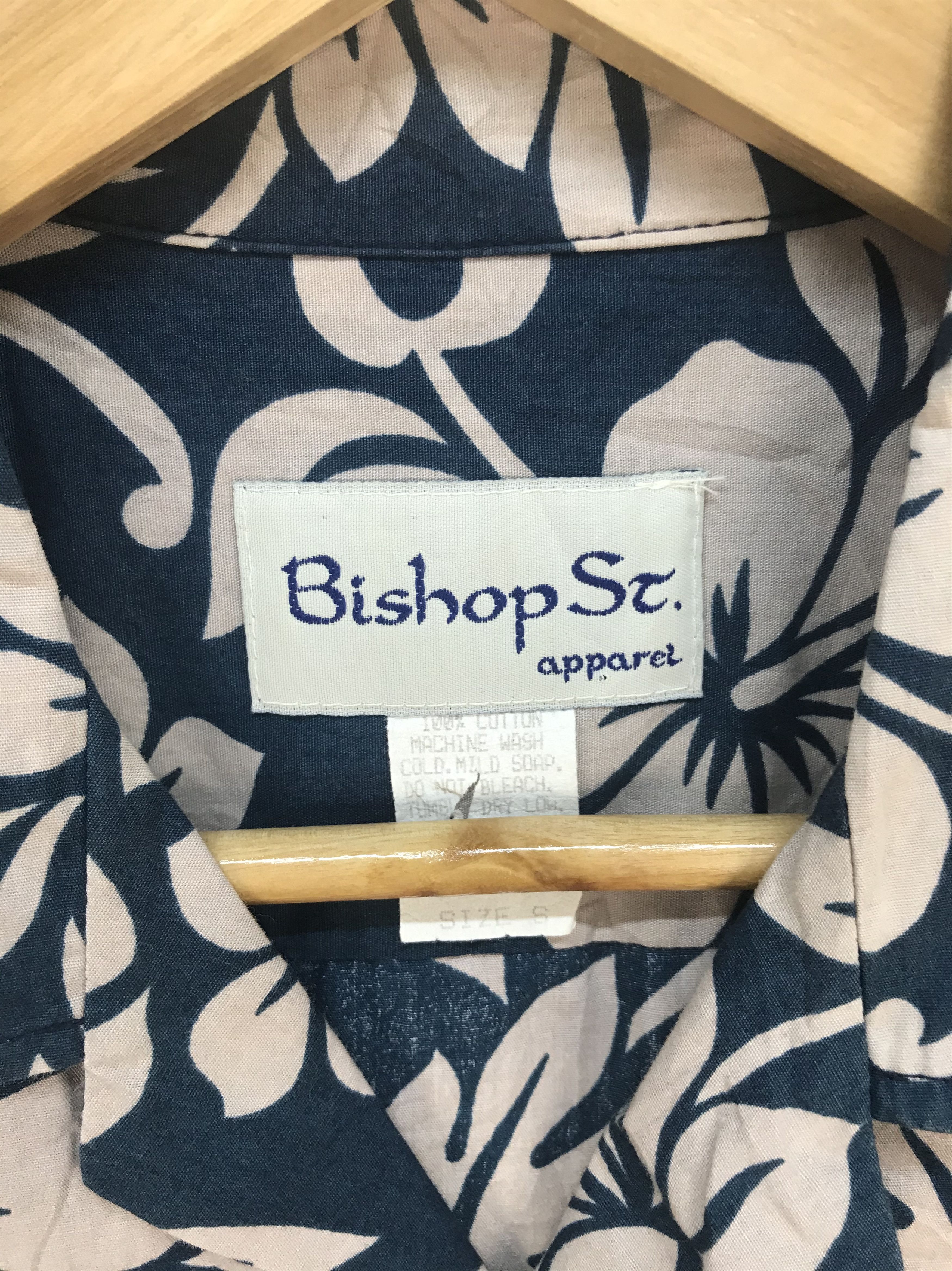 Other Vintage 80s Bishop St. Apparel Aloha Shirt Size US S / EU 44-46 / 1 - 5 Thumbnail