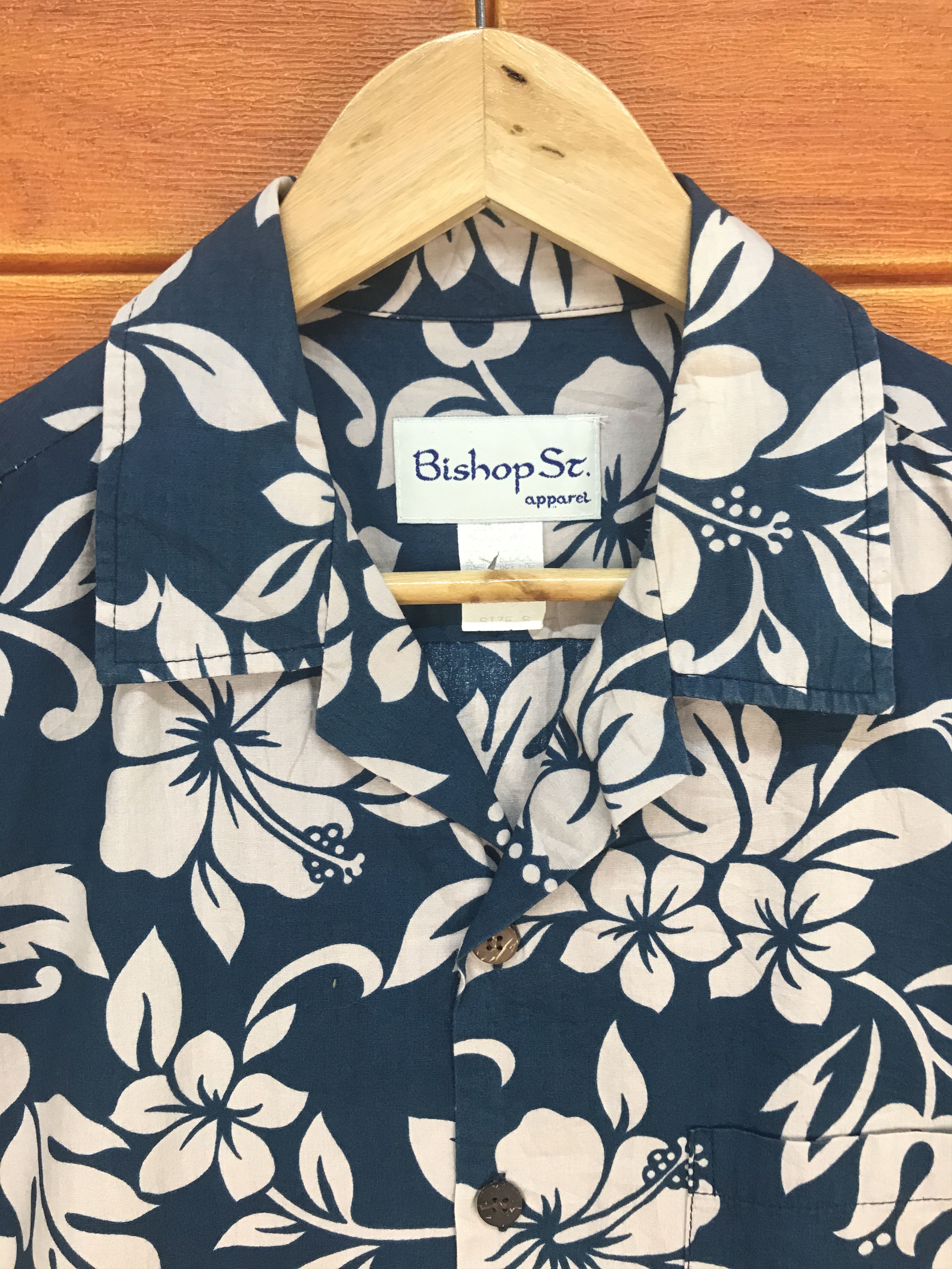 Other Vintage 80s Bishop St. Apparel Aloha Shirt Size US S / EU 44-46 / 1 - 4 Thumbnail